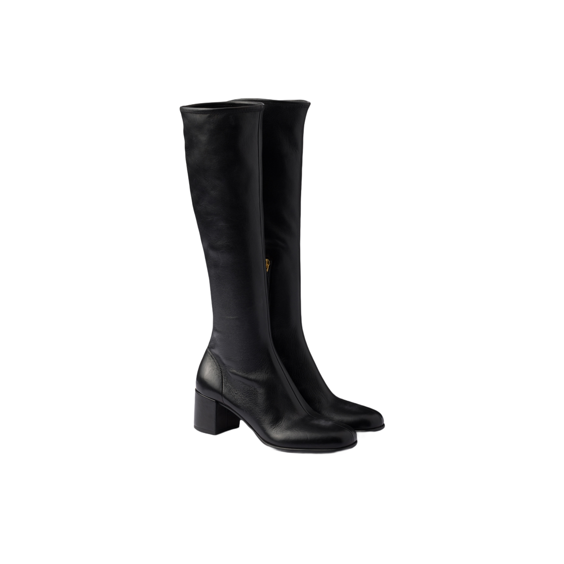 (W) 프라다 스트레치 나파 레더 부츠 블랙((W) Prada Stretch Nappa Leather Boots Black) - 2