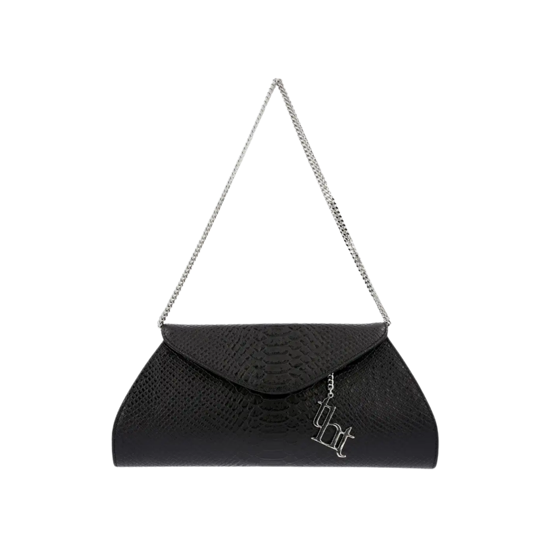 쓰리타임즈 문 백 블랙(Threetimes Moon Bag Black)