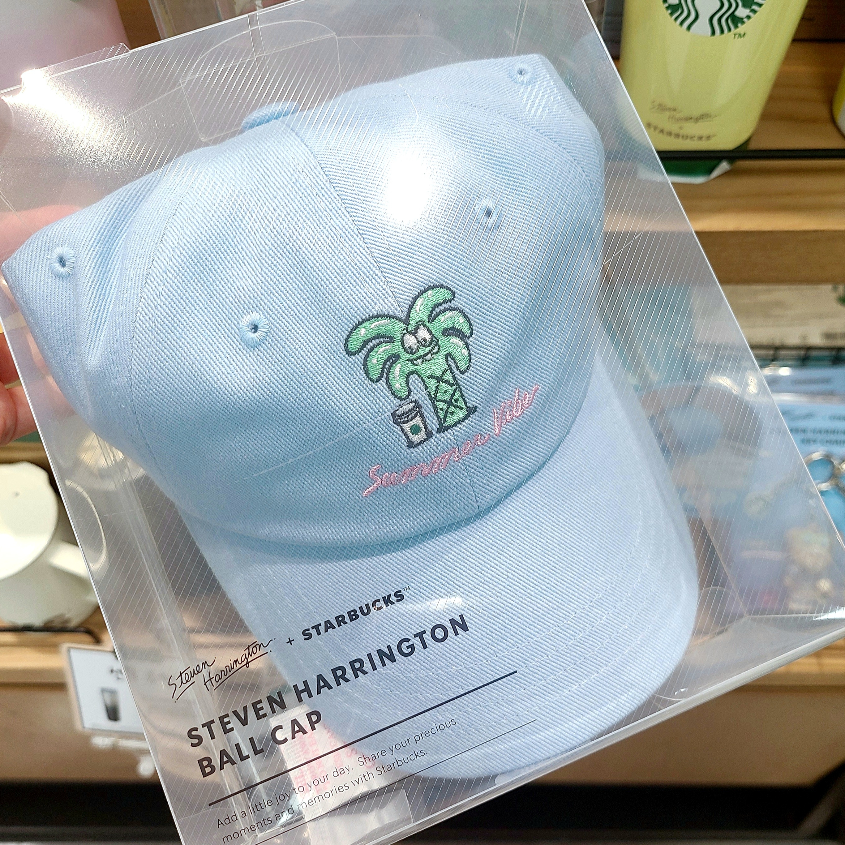 Starbucks Steven Harrington Bearista Keychain, Starbucks SS Steven Harrington Chacha Tumbler 503ml 착용 스타일 - 5