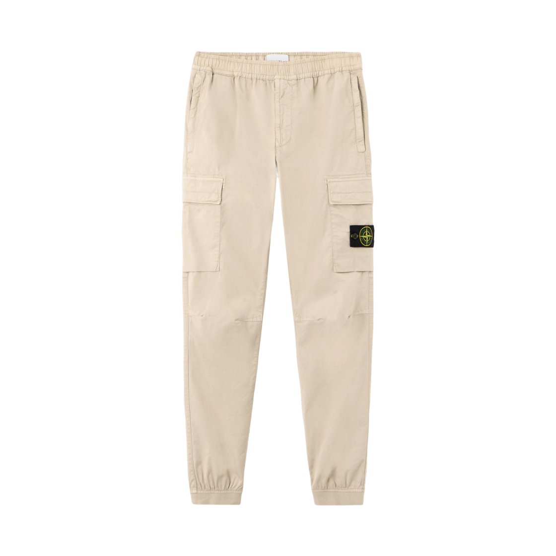 K2S1531000-31S0010-V009A Stone Island 3100031 Supima Cotton Twill Stretch Tc Regular Tapered Fit Cargo Trousers with Zip Pockets Desert - 25FW
