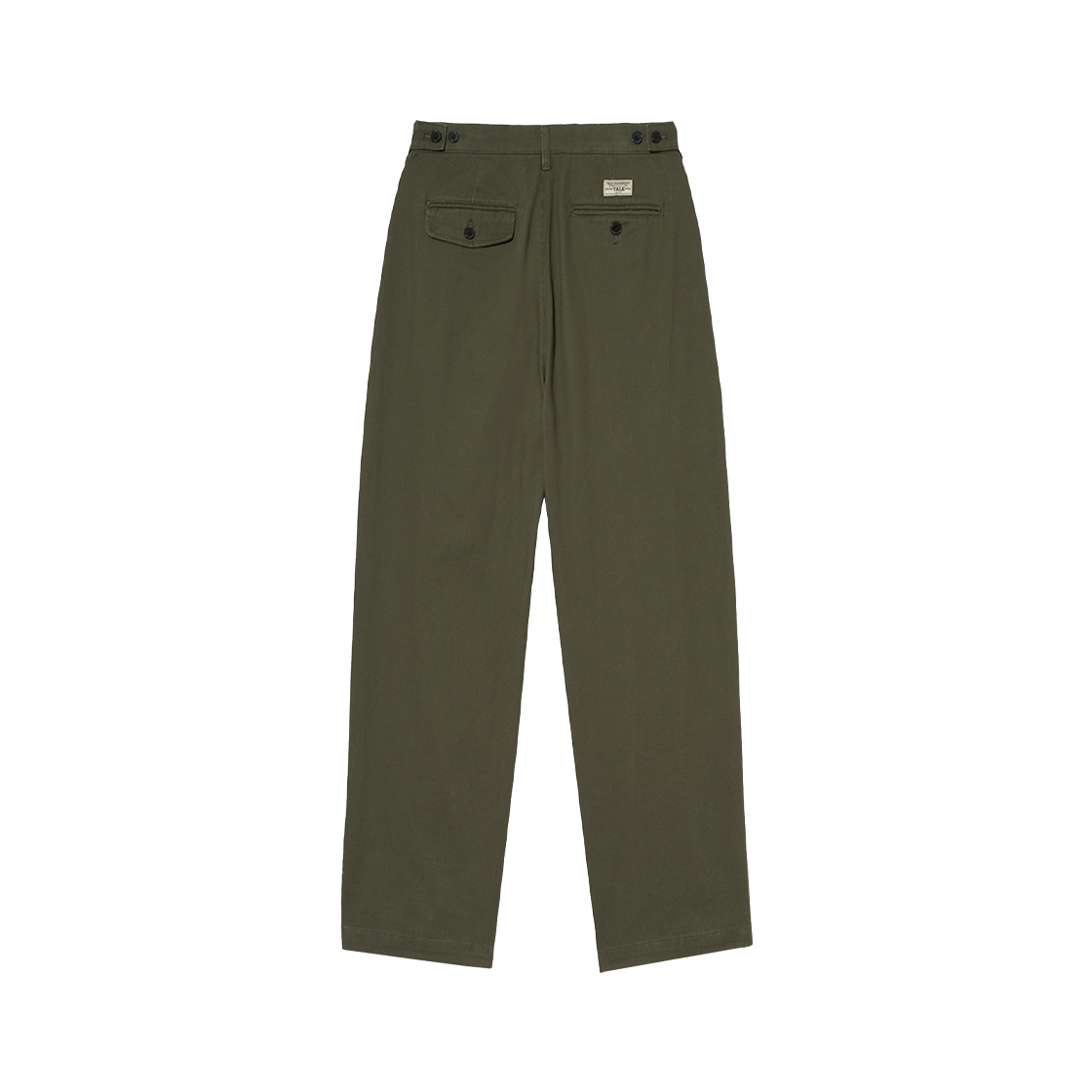 예일 프리미엄 빈티지 투 턱 구르카 치노팬츠_카키(Yale Premium Vintage Two Tuck Gurkha Chino Pants Khaki) - 2