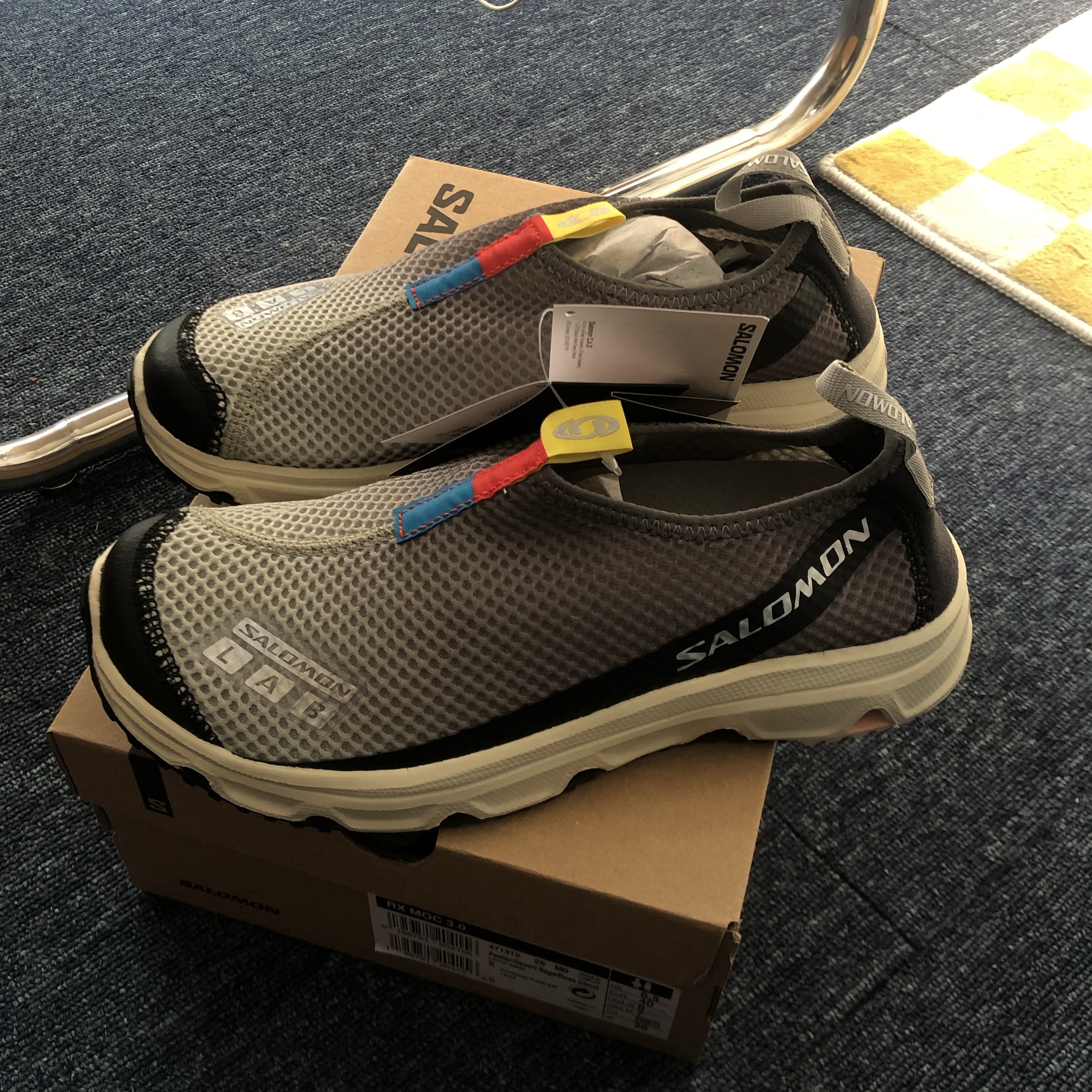 Salomon RX Moc 3.0 Pewter Desert 착용 스타일