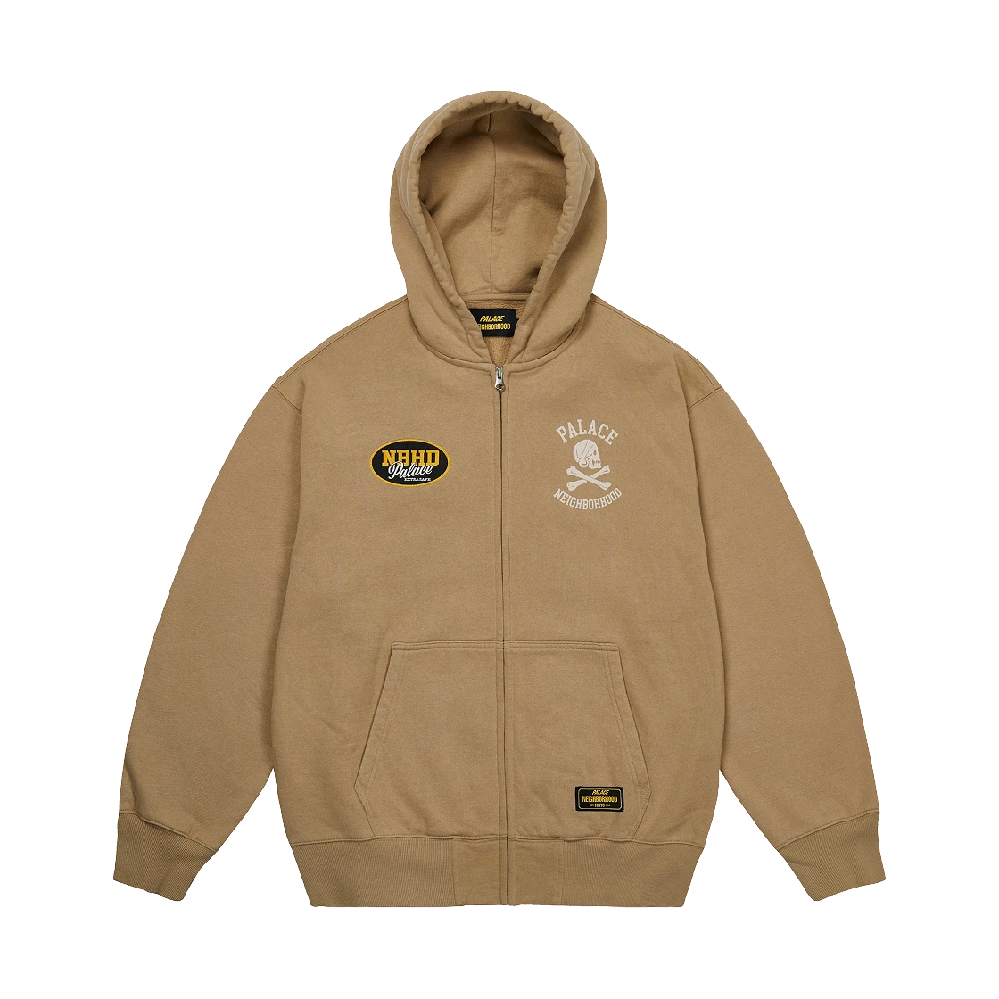 Palace Palace x Neighborhood Skull Zip Hood Incense - 25FW · XL