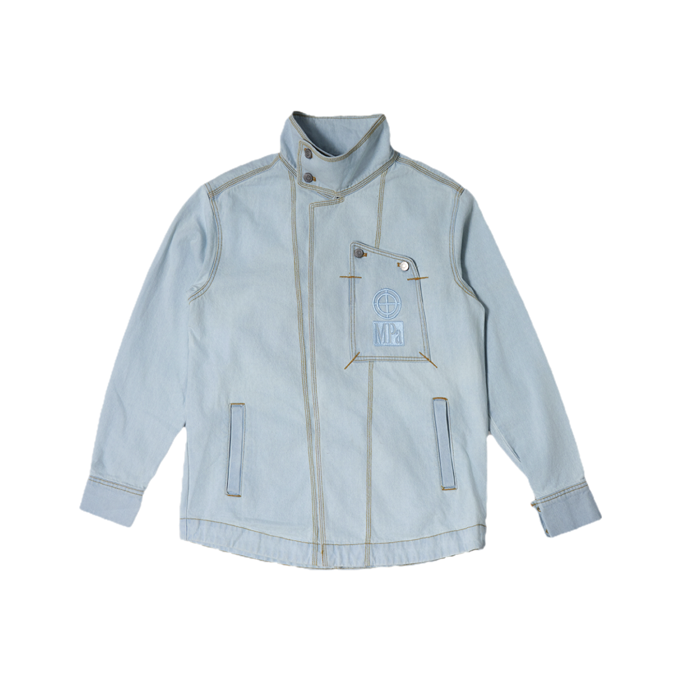 플라스틱프로덕트 MPa 트래프조이드 자켓 라이트 블루(Plasticproduct MPa Trapezoid Jacket Light Blue)