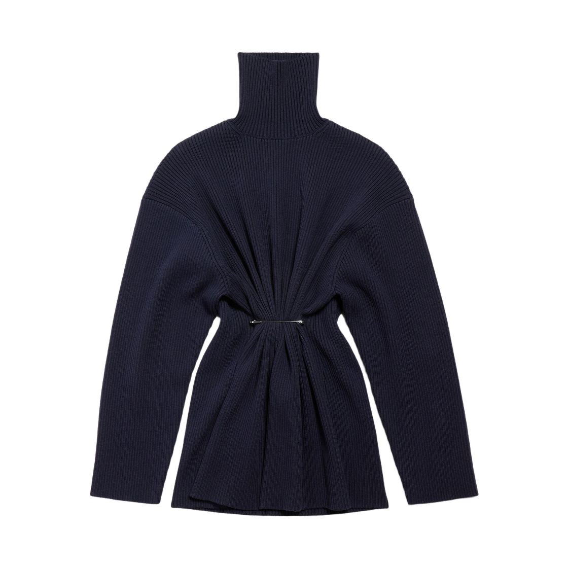 850028T17594140 (W) Balenciaga Pinched Mini Dress In Navy