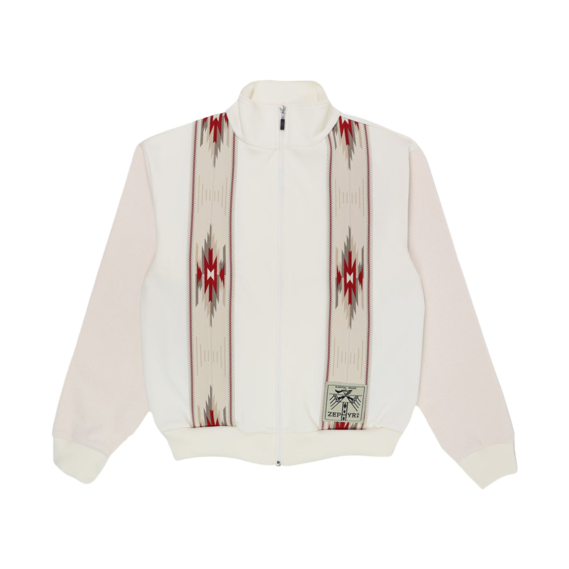 캐피탈 스무스 저지 코치 & 제피르 트랙 자켓 화이트(Kapital Smooth Jersey Kochi & Zephyr Track Jacket White) - 1