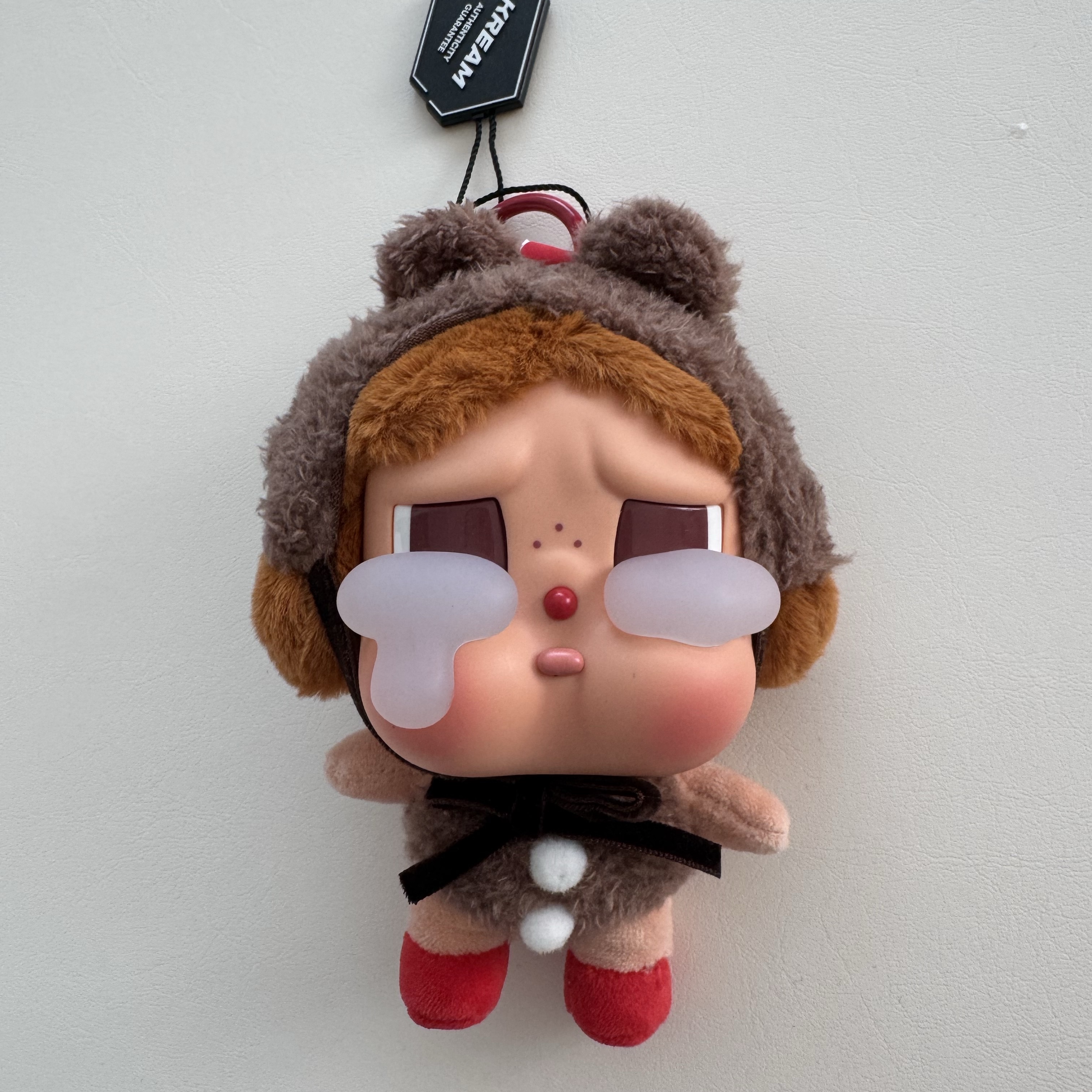 Pop Mart Crybaby Crying Again Series Plush Keyring Love Makes Us Cry (Opened Case) 착용 스타일 - 1