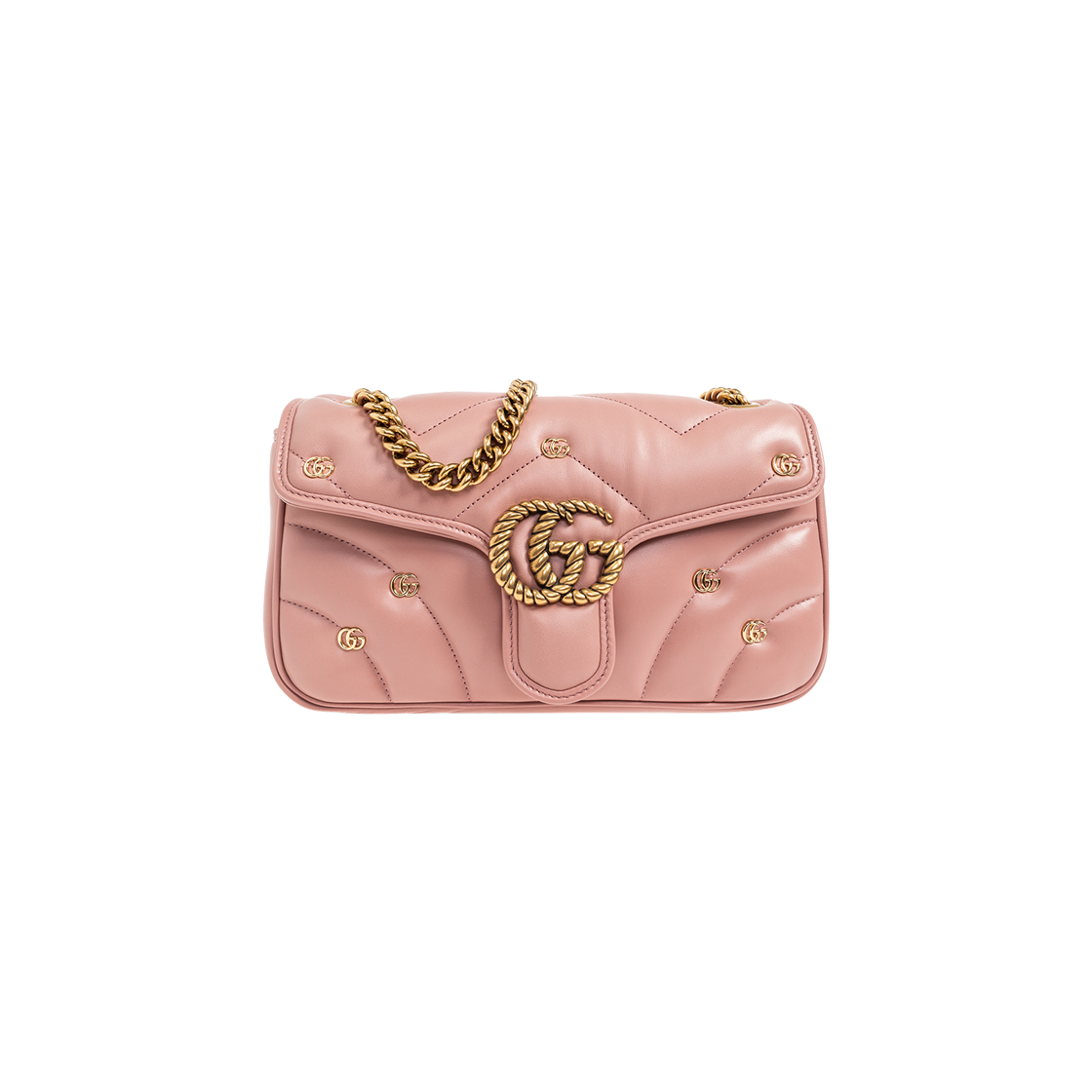 구찌 GG 마몽 스몰 숄더백 핑크(Gucci GG Marmont Small Shoulder Bag Pink) - 1