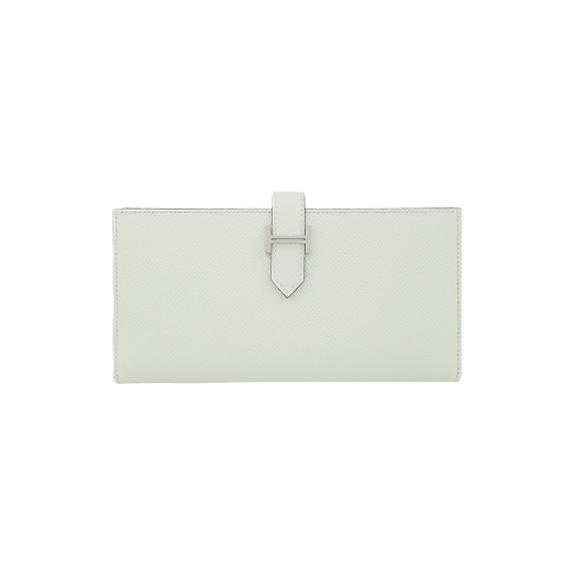 IT3HW8L8S4IJ Hermes Bearn Wallet Vert Fizz Silver