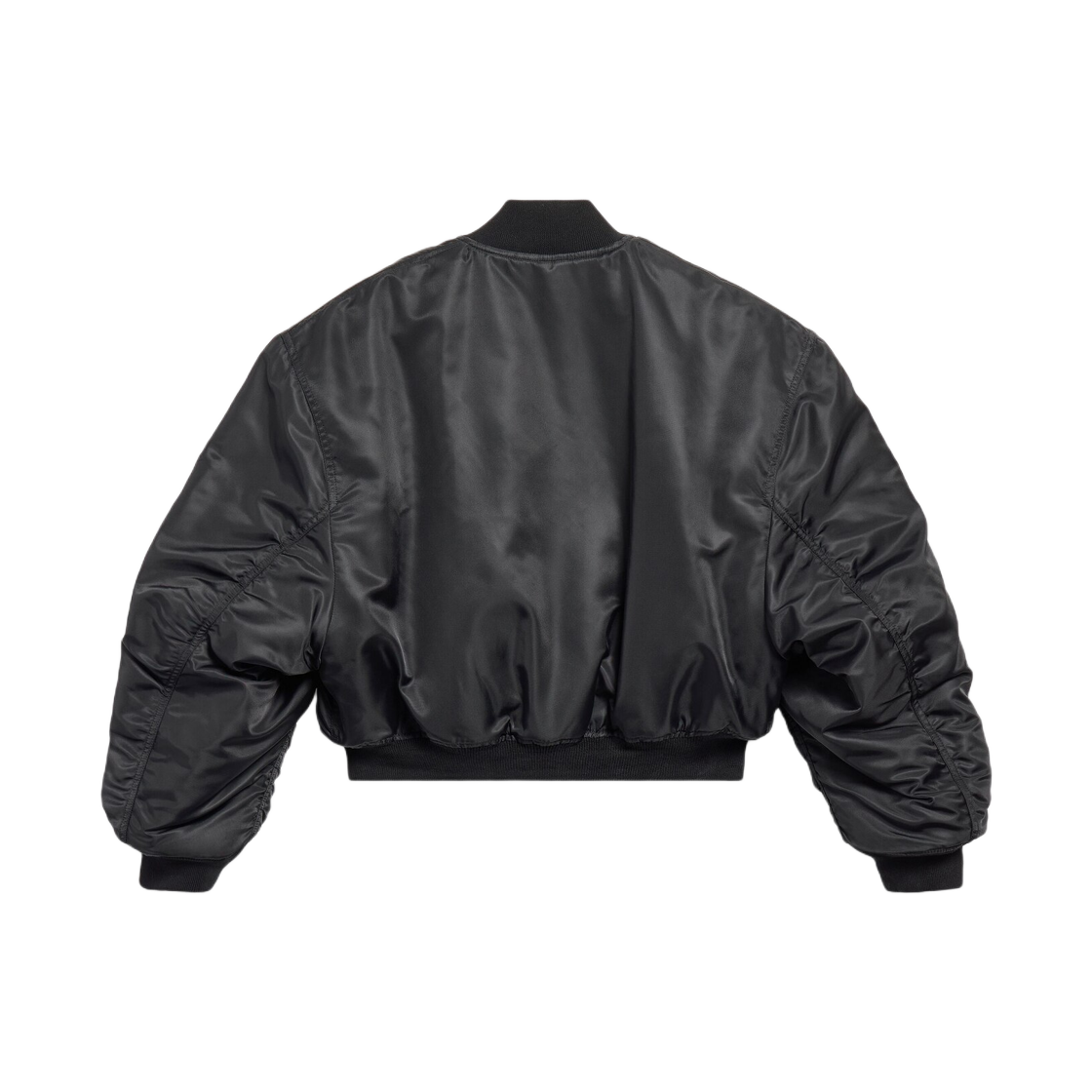 (W) 발렌시아가 스탠다드 봄버 자켓 블랙((W) Balenciaga Standard Bomber Jacket In Black) - 2