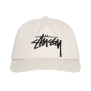 Stussy Mid-Depth Big Stock Snapback Faded Tan