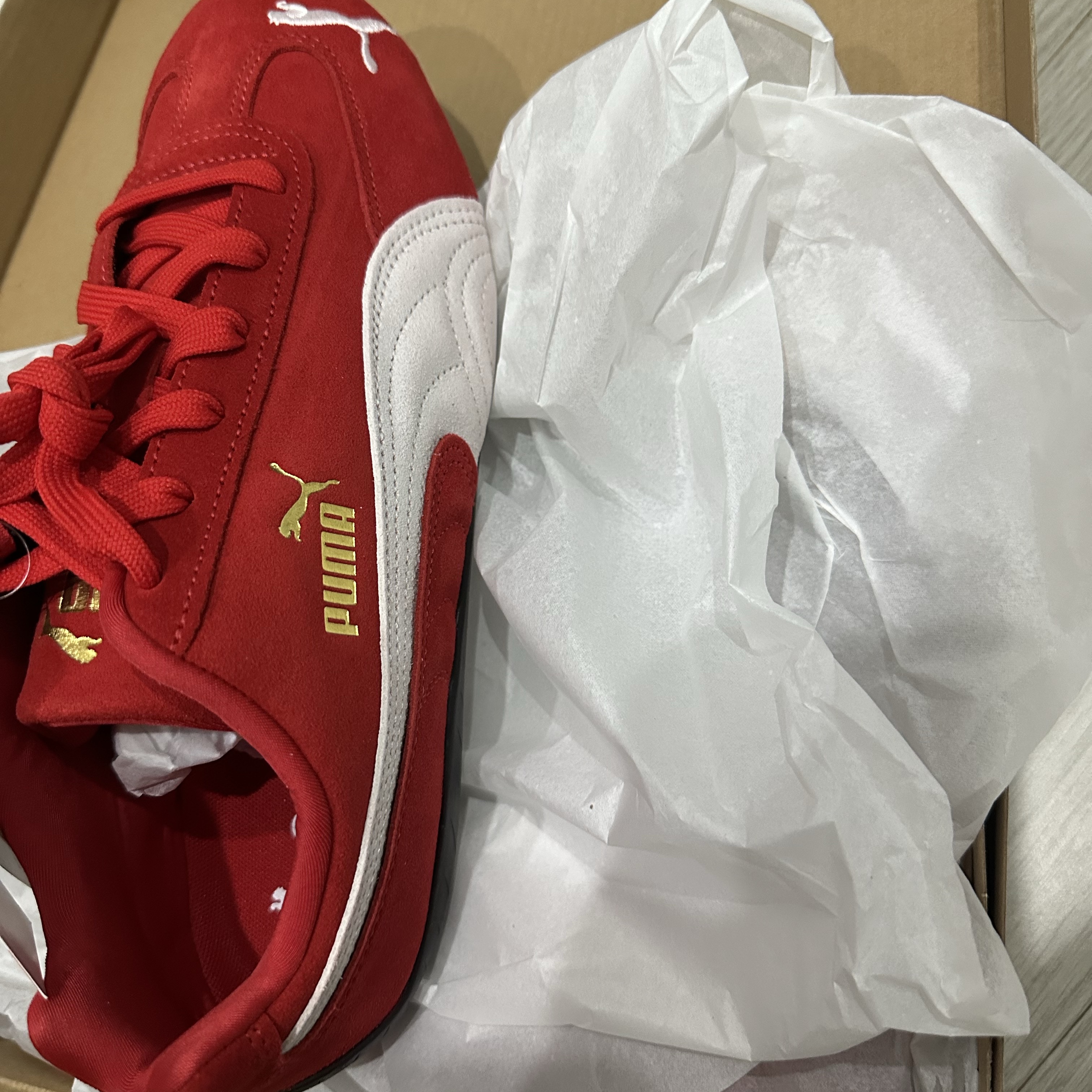 Puma Speedcat OG Red White 착용 스타일