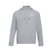 Under Armour Rival Woven Windbreaker Gray White