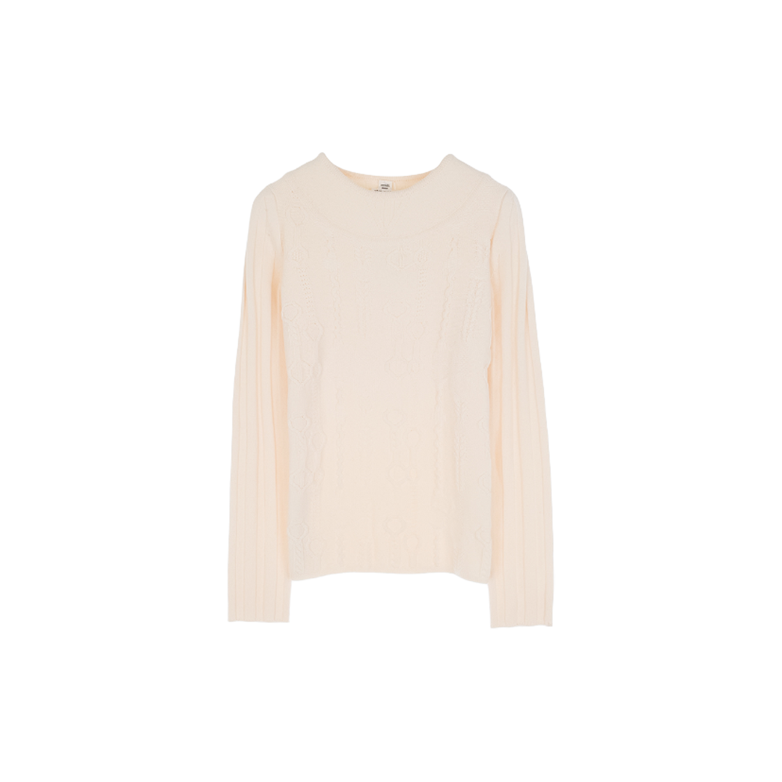 ITFDI2AKUEJE Hermes Pullover Knit 34 Ivory