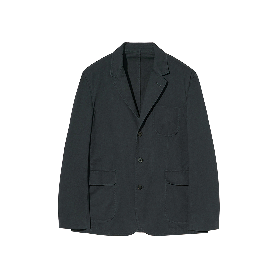 예일 빈티지 3버튼 치노 블레이저_네이비(Yale Vintage 3 Button Chino Blazer_Navy)