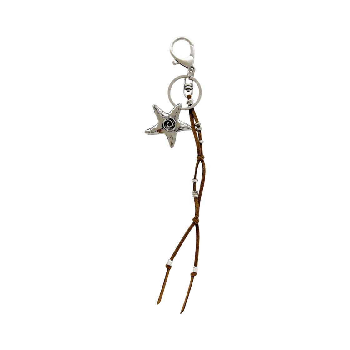 어거스트하모니 빈티지 스타피쉬 키링 브라운(August Harmony Vintage Starfish Keyring Brown)