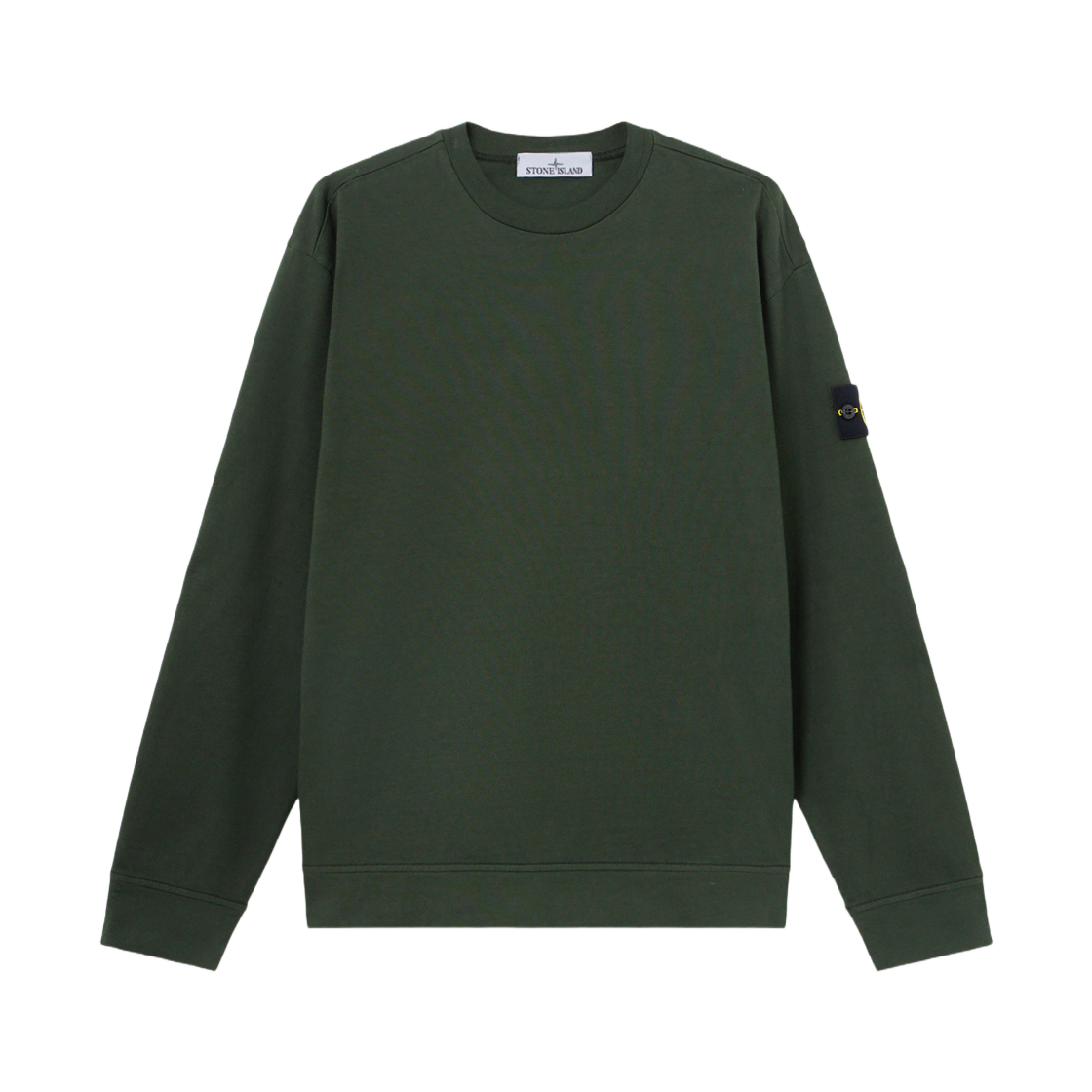 K2S1561000-75S0A50-V005E Stone Island 6100075 Heavy Cotton Jersey Regular Fit Crewneck Sweatshirt Juniper - 25FW