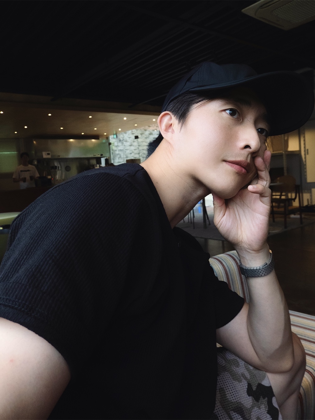Casio x A.P.C. A1000ACD-7 착용 스타일 - 1