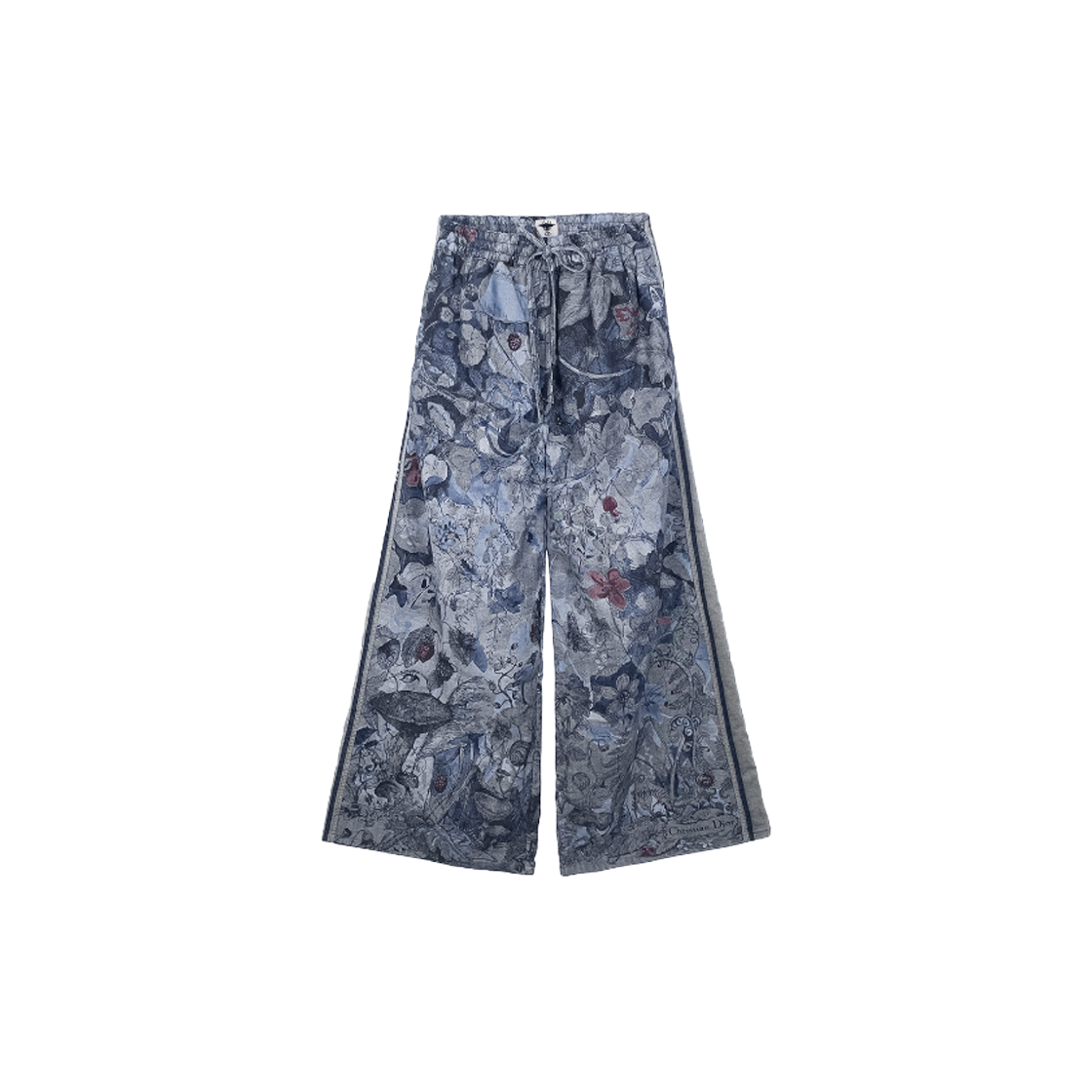 IT6UBQBWGCR2 Dior Banding Wide Pants 34 Blue