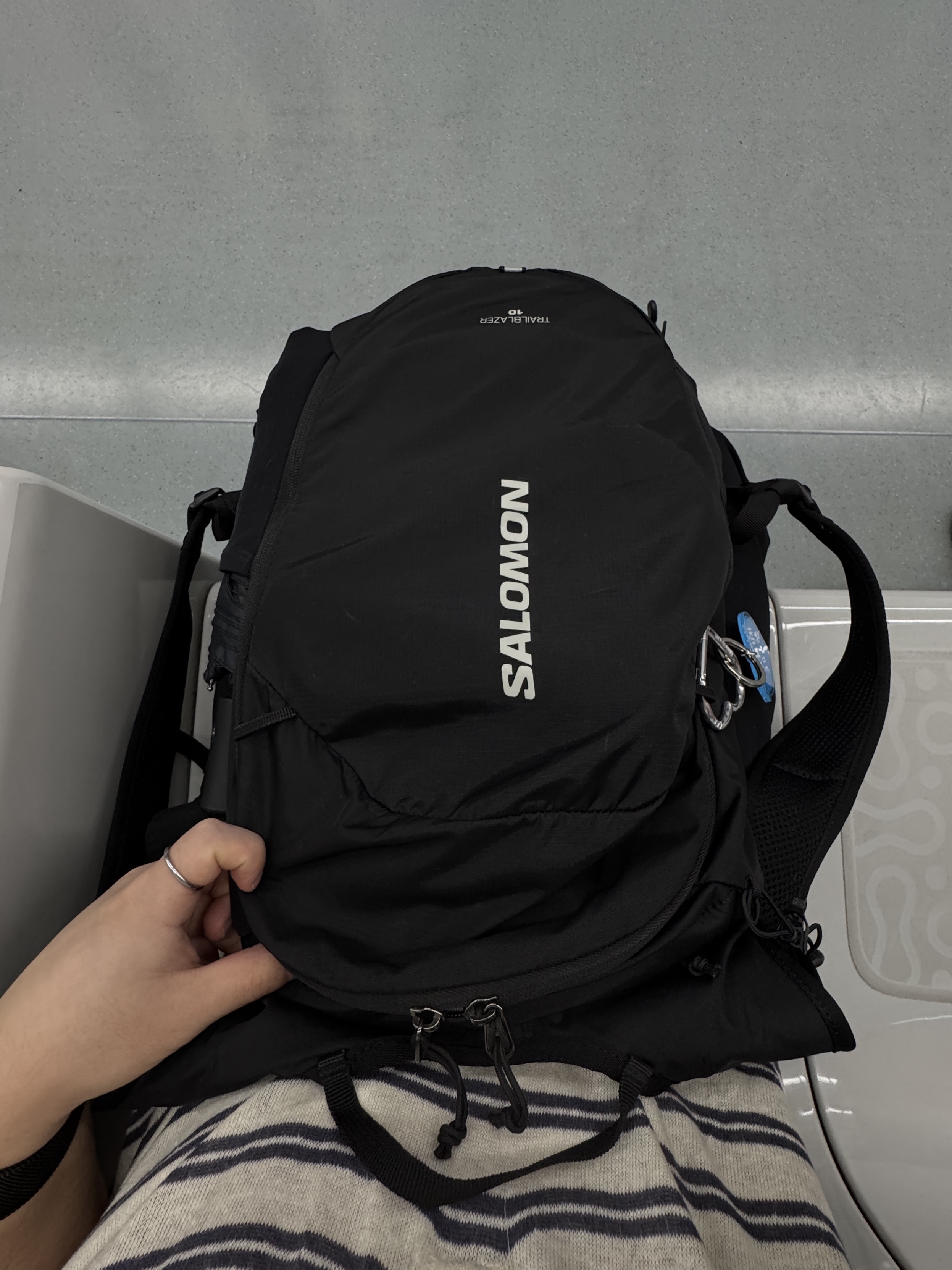 Human Made Acrylic Heart Keyring Blue, Salomon Trailblazer 10 Black 착용 스타일