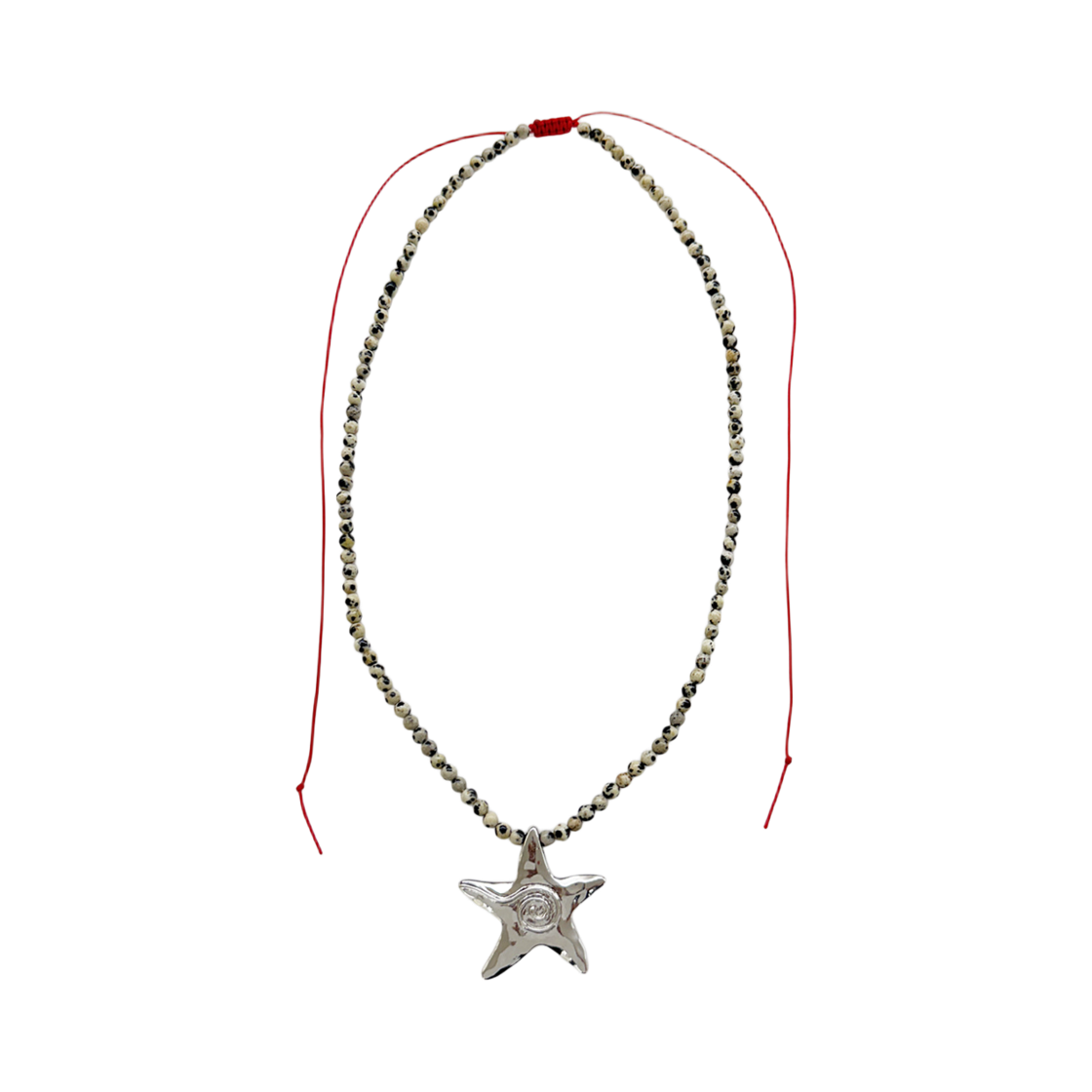 어거스트하모니 달마시안 스타피쉬 스트랩 네크리스(August Harmony Dalmatian Starfish Strap Necklace)