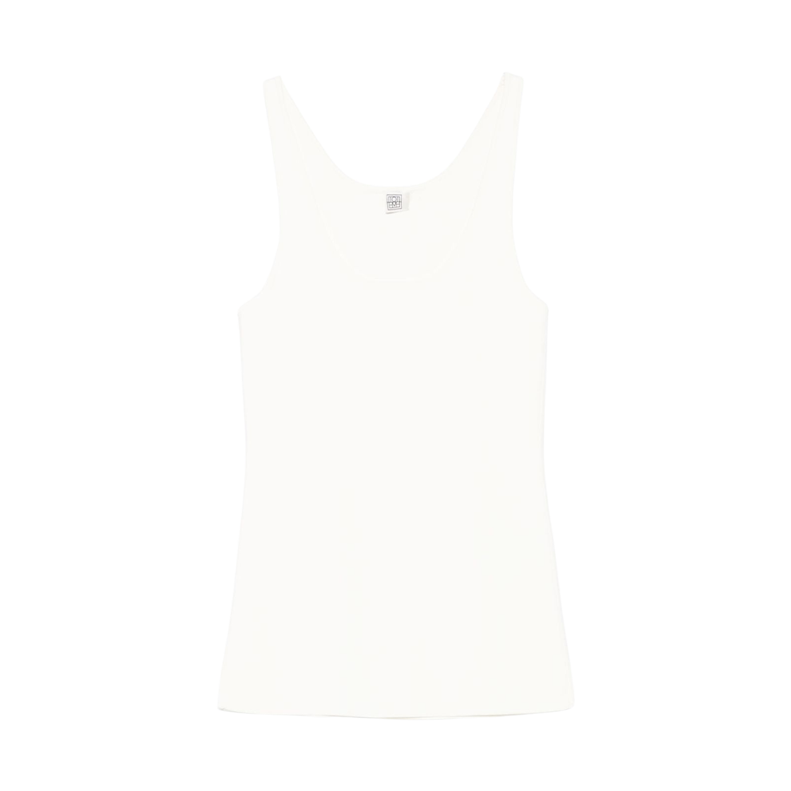 252-WRT0504-YA0187-047 (W) Toteme Compact Knit Tank White