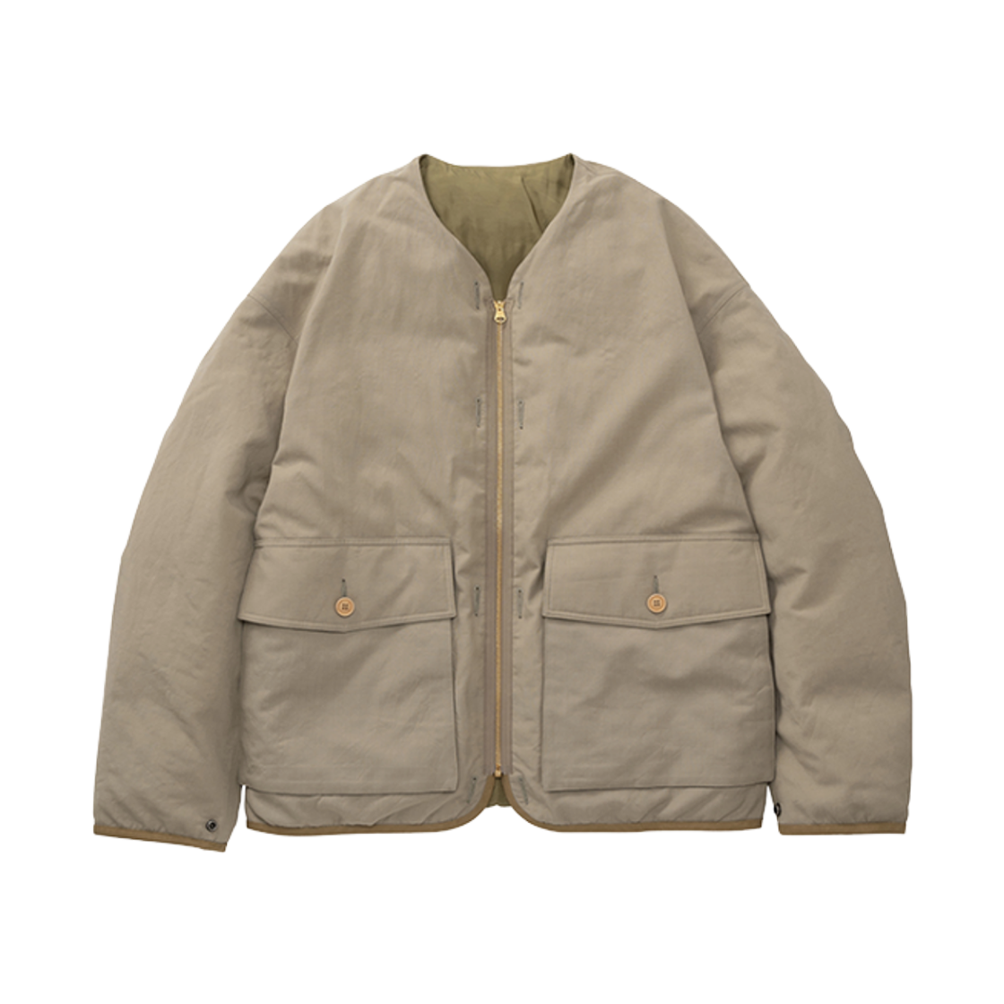비즈빔 아이리스 다운 자켓 베이지 - 25AW(Visvim Iris Down Jacket Beige - 25AW)