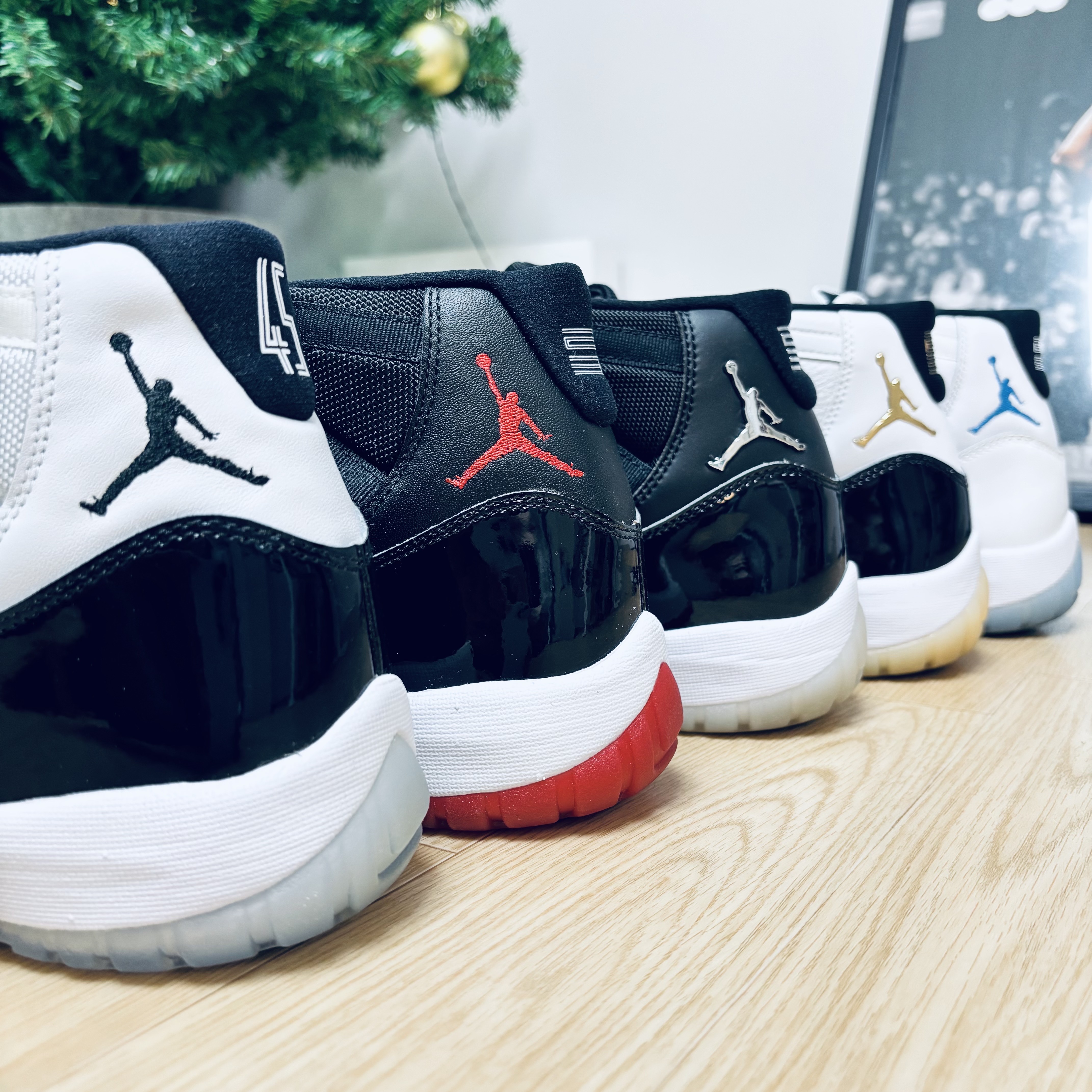 Jordan 11 Retro Concord 2018, Jordan 11 Retro Bred 2019 착용 스타일