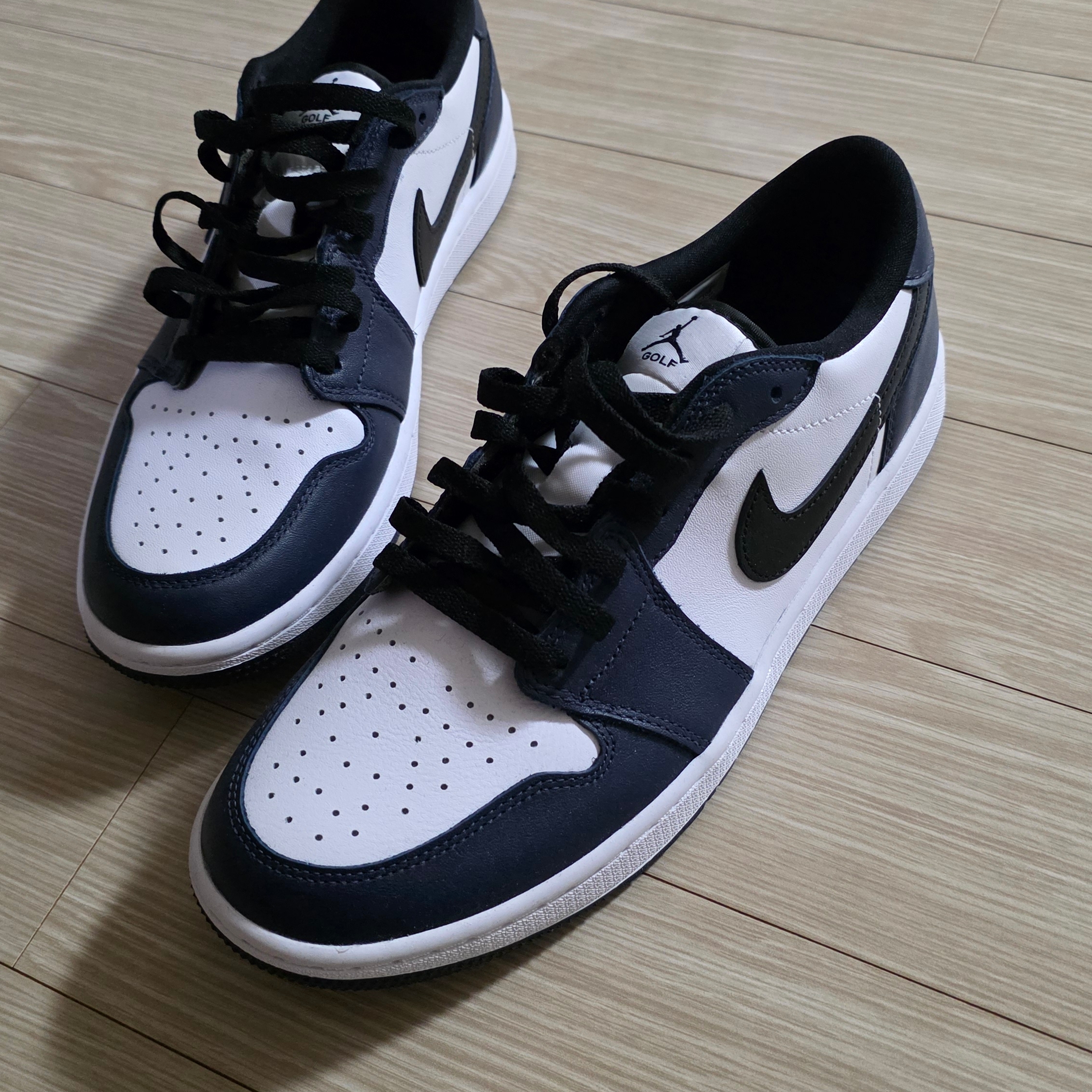 Jordan 1 Low Golf Midnight Navy 착용 스타일