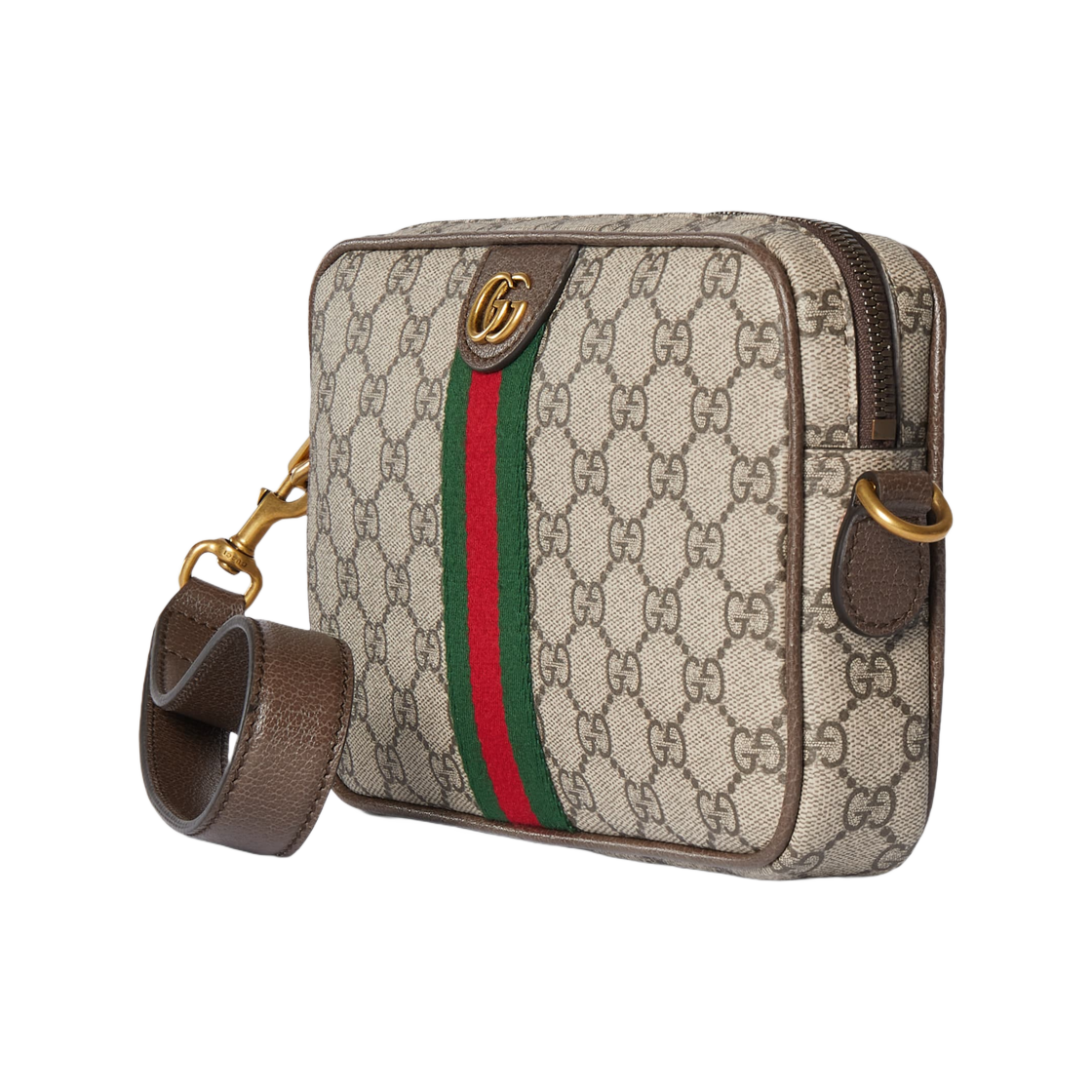 구찌 오피디아 스몰 크로스바디백 베이지 다크 브라운(Gucci Ophidia Small Crossbody Bag Beige Dark Brown) - 2