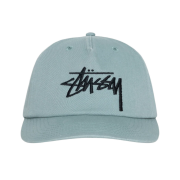 Stussy Mid-Depth Big Stock Snapback Sea Water
