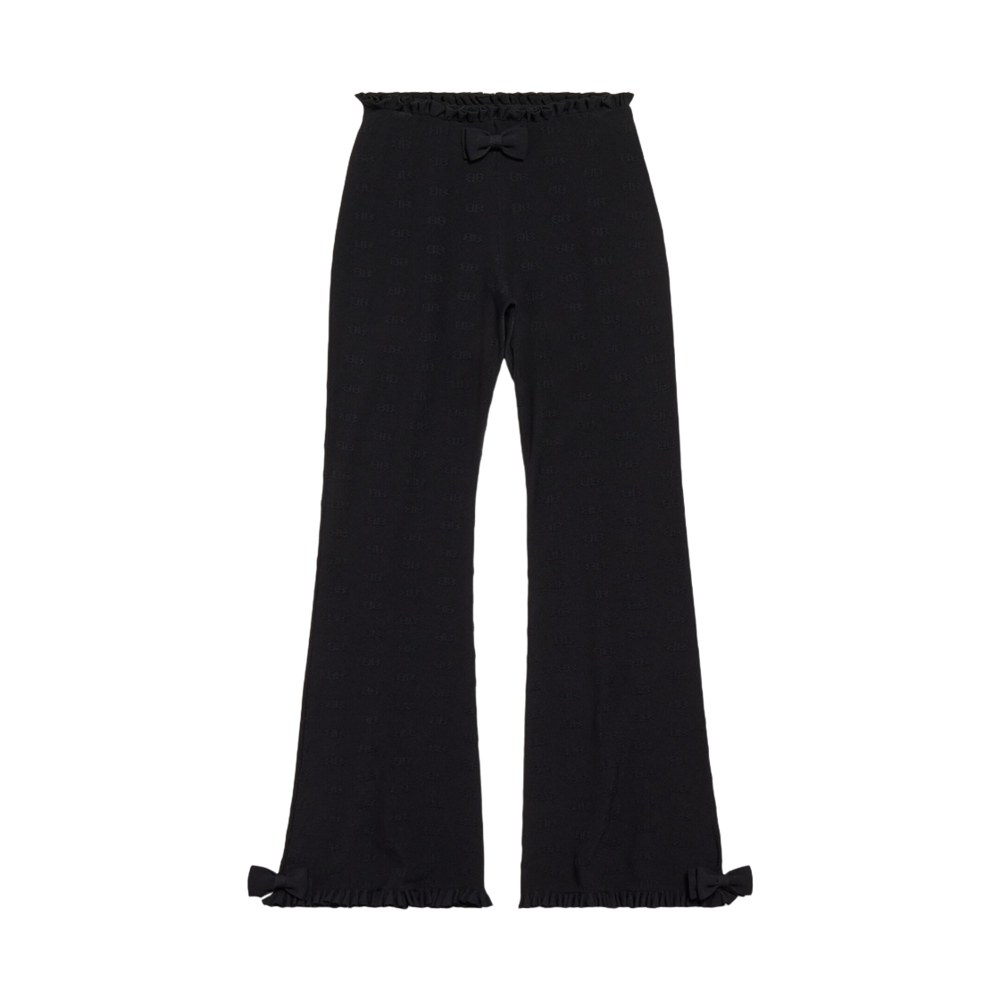850036T52341000 (W) Balenciaga Flared Capri Pants In Black