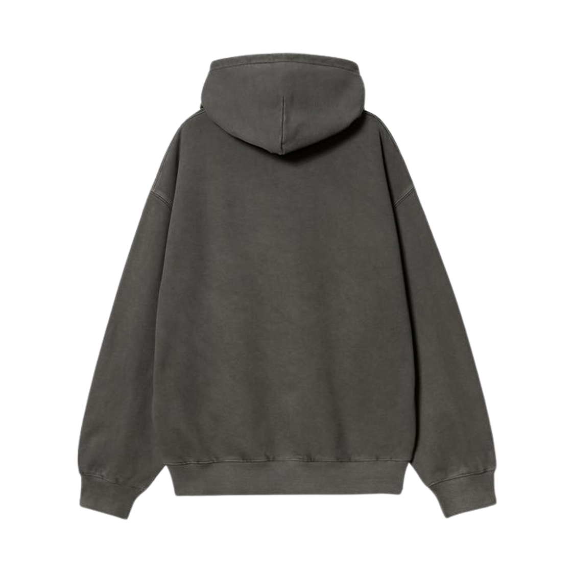 칼하트 WIP 후드 라이브러리 스웨트셔츠 블랙 가먼트 다이드(Carhartt WIP Hooded Library Sweatshirt Black Garment Dyed) - 2