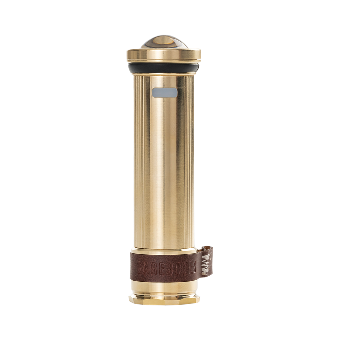 P0000EOW Barebones Mini Flashlight Brass
