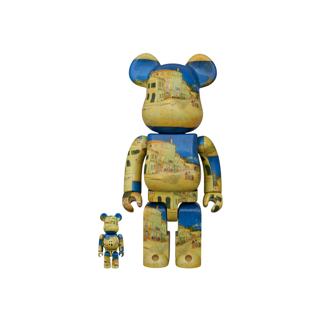 베어브릭 x 빈센트 반 고흐 뮤지엄 더 옐로우 하우스 100% & 400% 세트(Bearbrick x Vincent Van Gogh Museum The Yellow House 100% & 400% Set)
