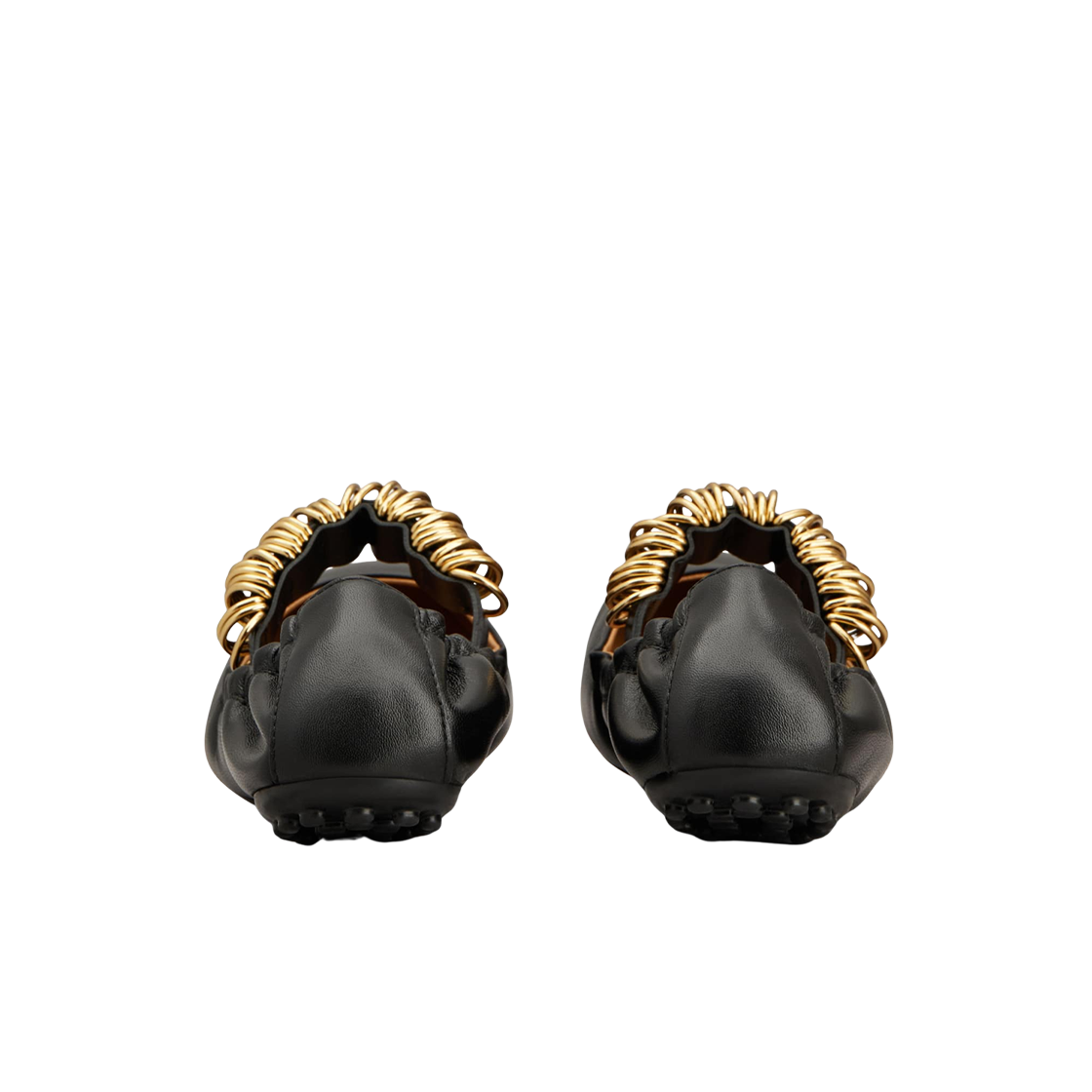 (W) 토즈 레더 발레리나 블랙((W) Tod's Ballerinas in Leather Black) - 2