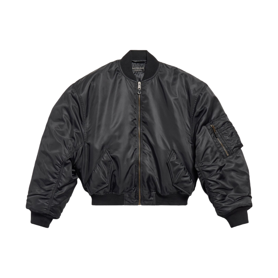 850873TMO131000 (W) Balenciaga Standard Bomber Jacket In Black