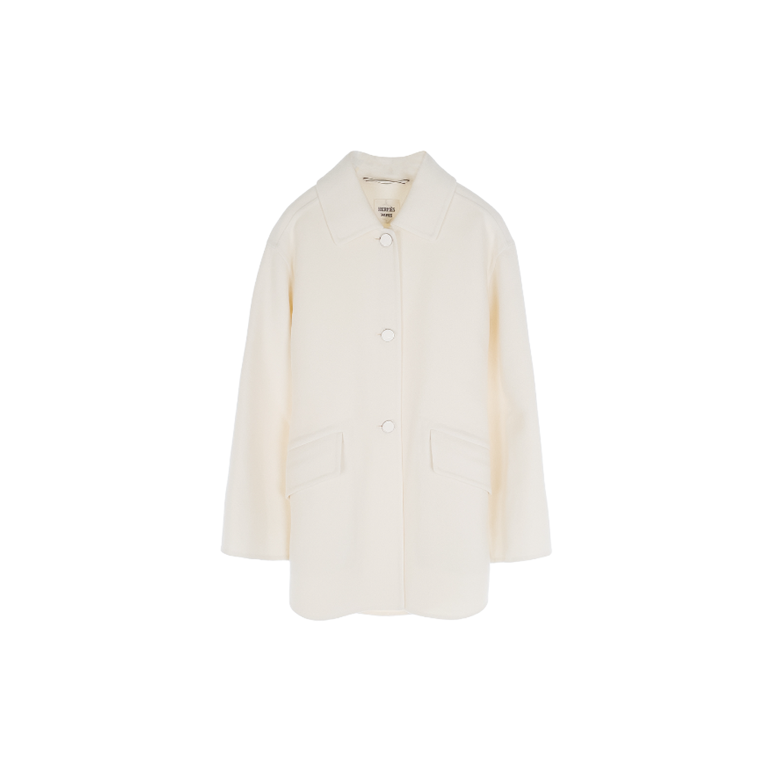 ITLCPLOJA6UN Hermes Riding Jacket 34 Blanc Naturel