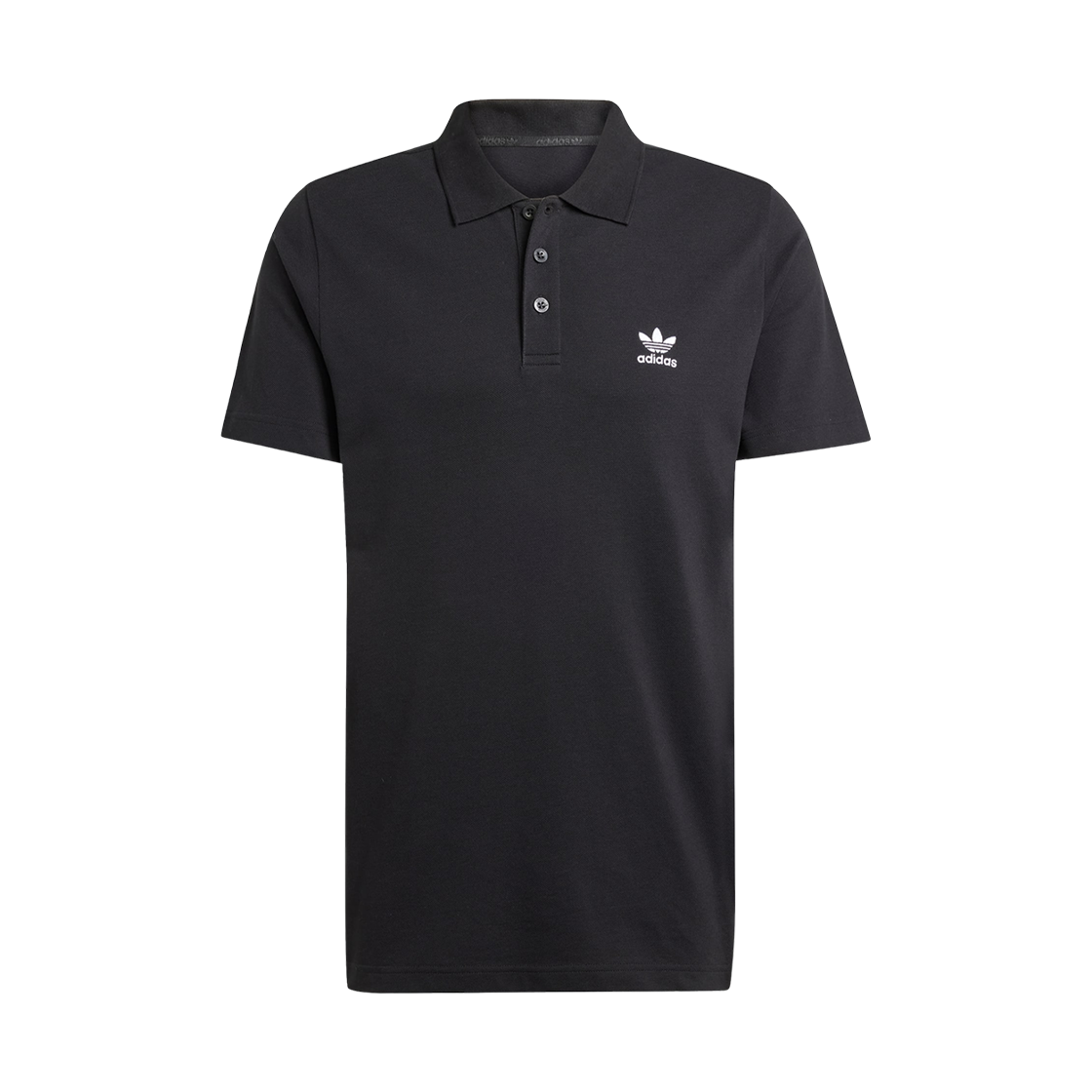 JD2439 Adidas Trefoil Essentials Polo T-Shirt Black - KR Sizing