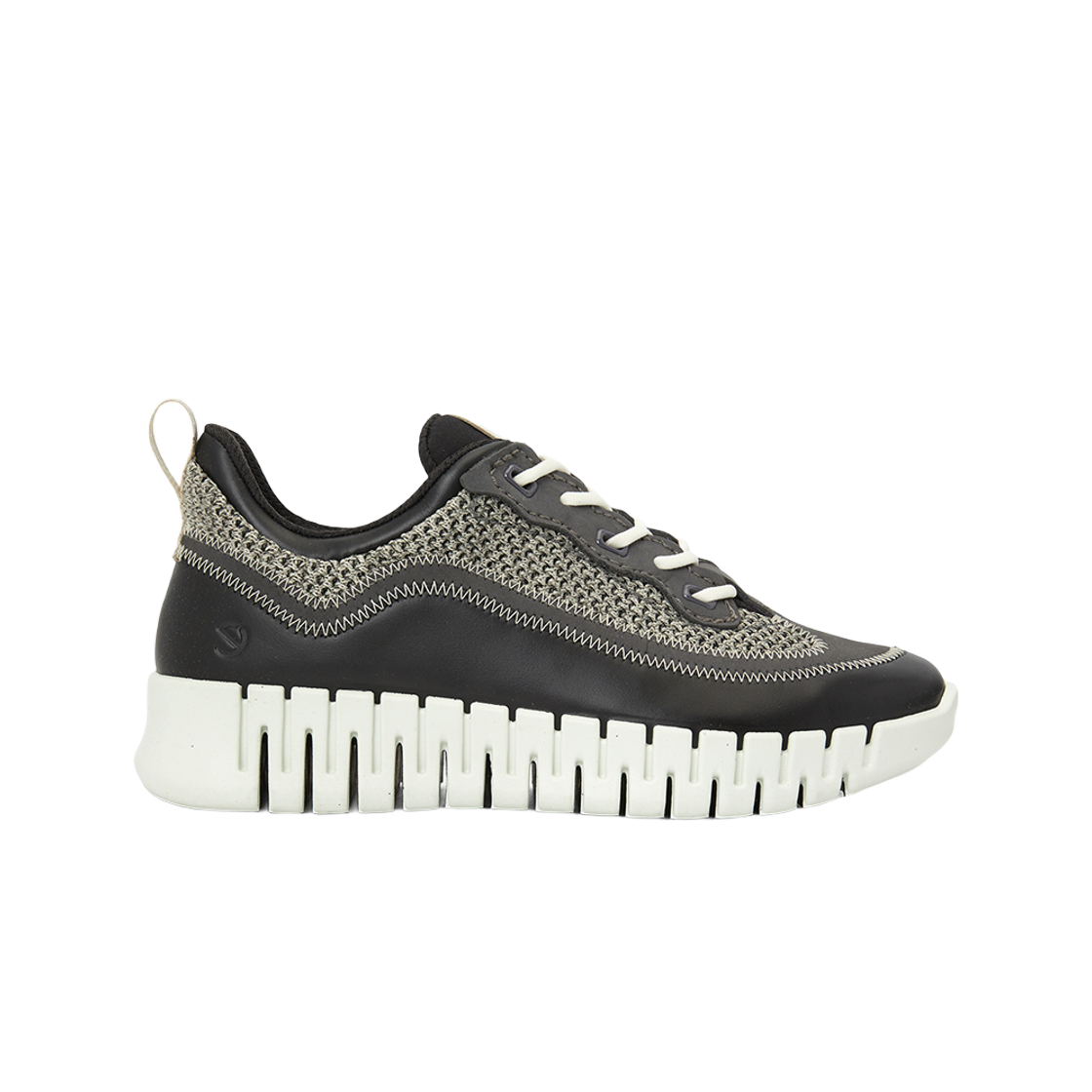(W) 에코 그루브 스니커즈 블랙((W) Ecco Gruuv Sneakers Black) - 1