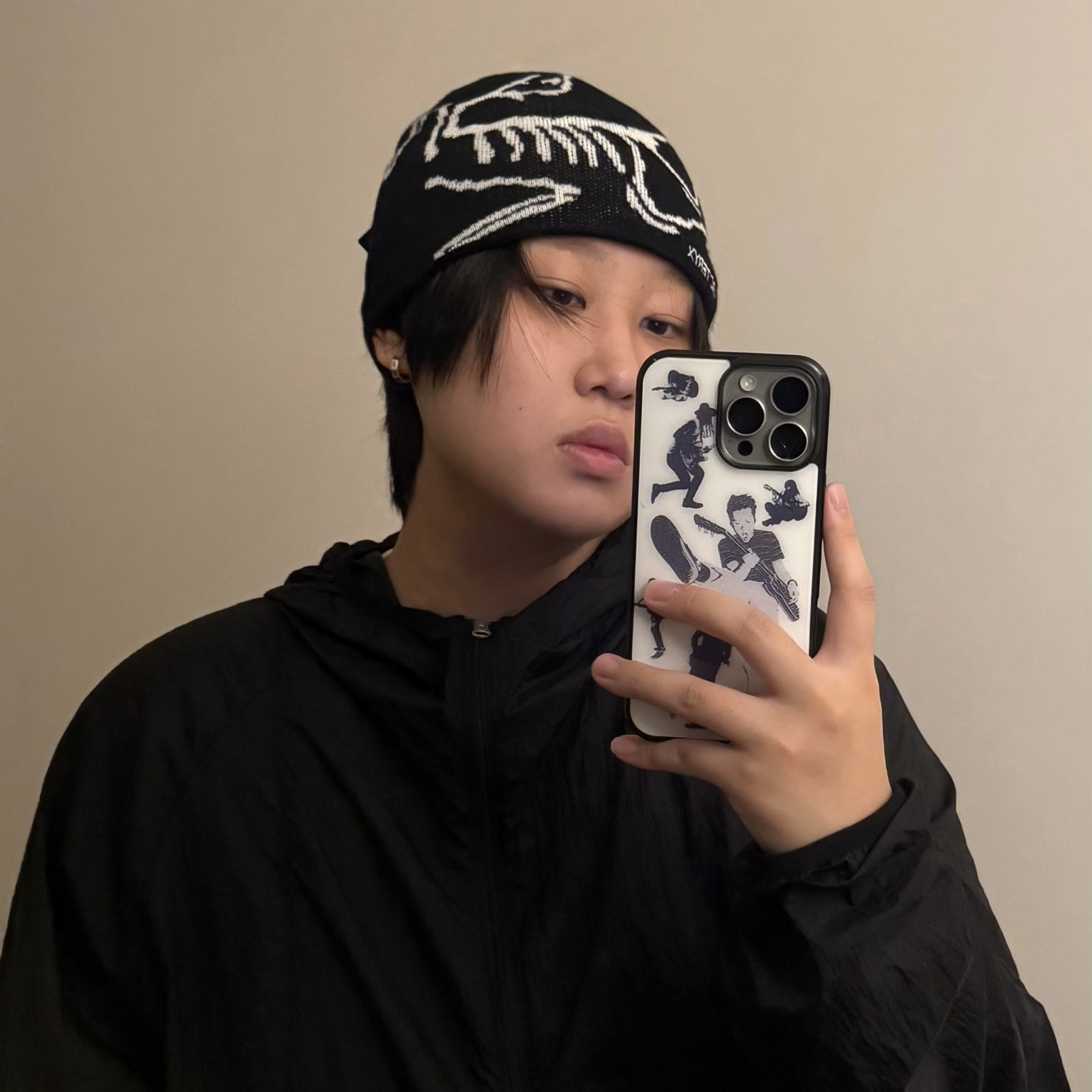 Arc'teryx Bird Head Toque Orca 착용 스타일 - 2