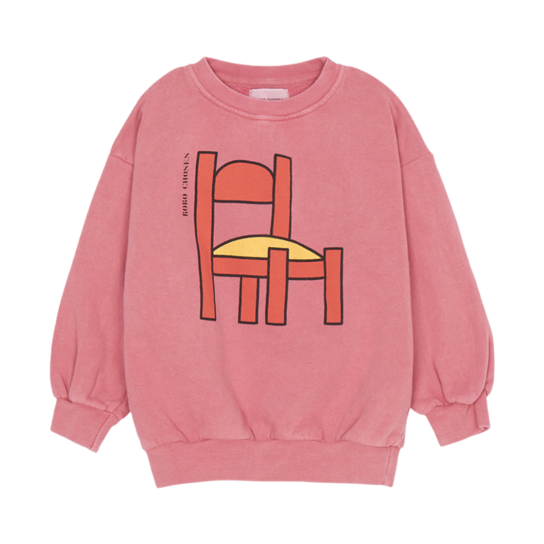B225AC034 (Kids) Bobo Choses Fleece Sweatshirt Pink