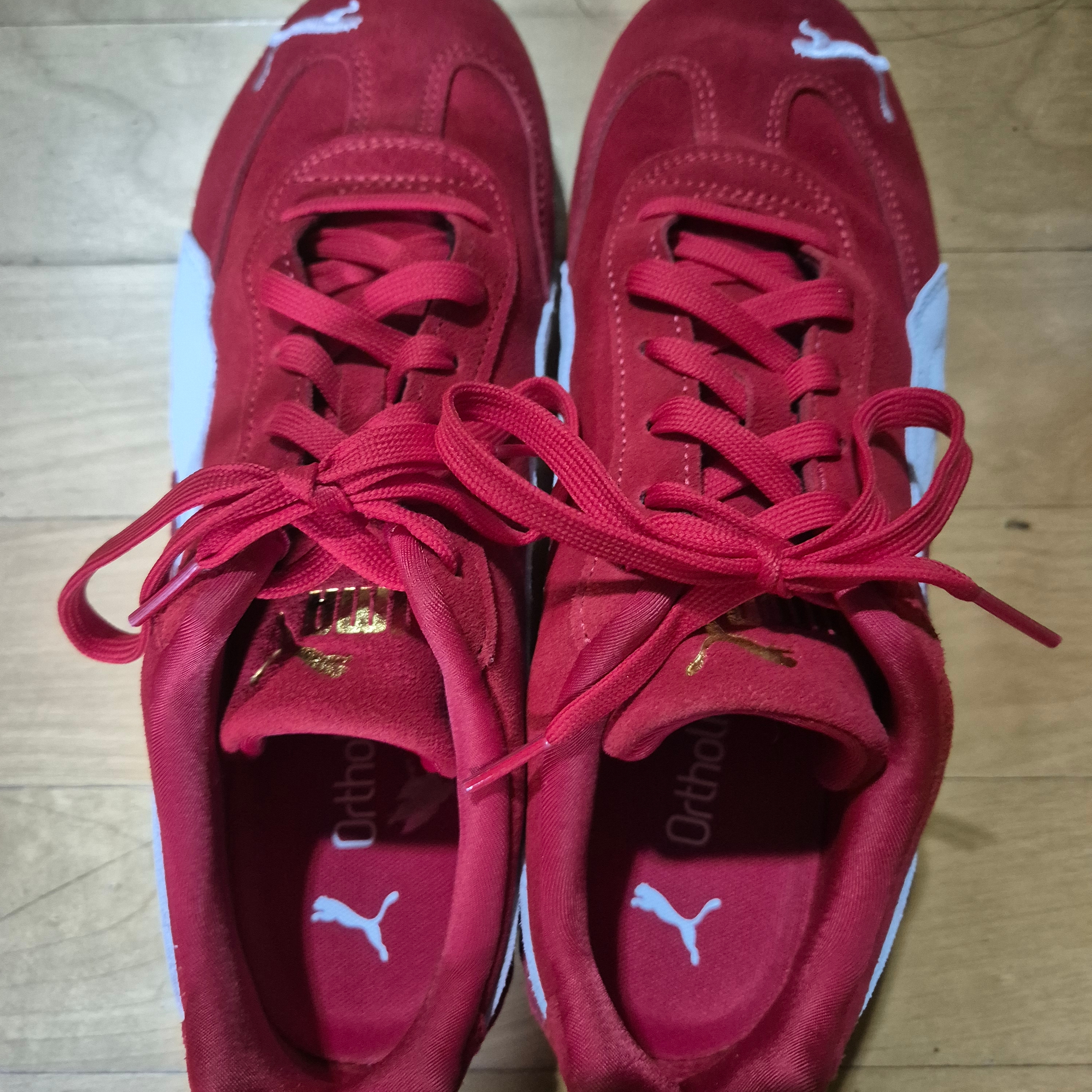 Puma Speedcat OG Red White 착용 스타일