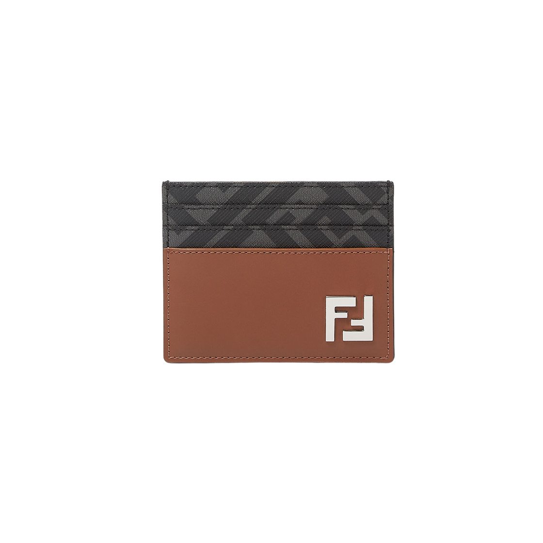 펜디 FF 스퀘어 카드 홀더 브라운(Fendi FF Squared Card Holder Brown) - 1