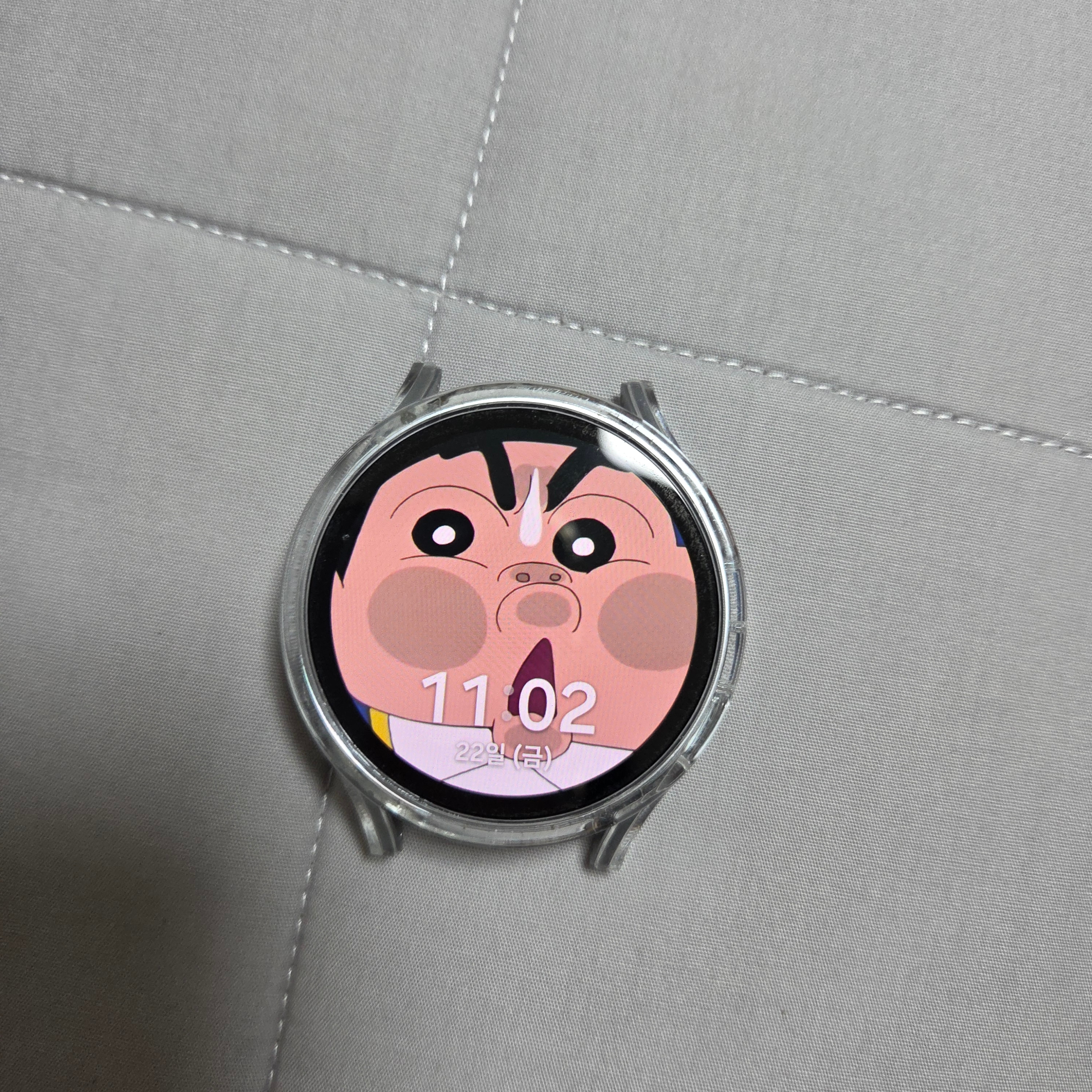 Samsung Galaxy Watch7 44mm Bluetooth Silver (Korean Ver.) 착용 스타일