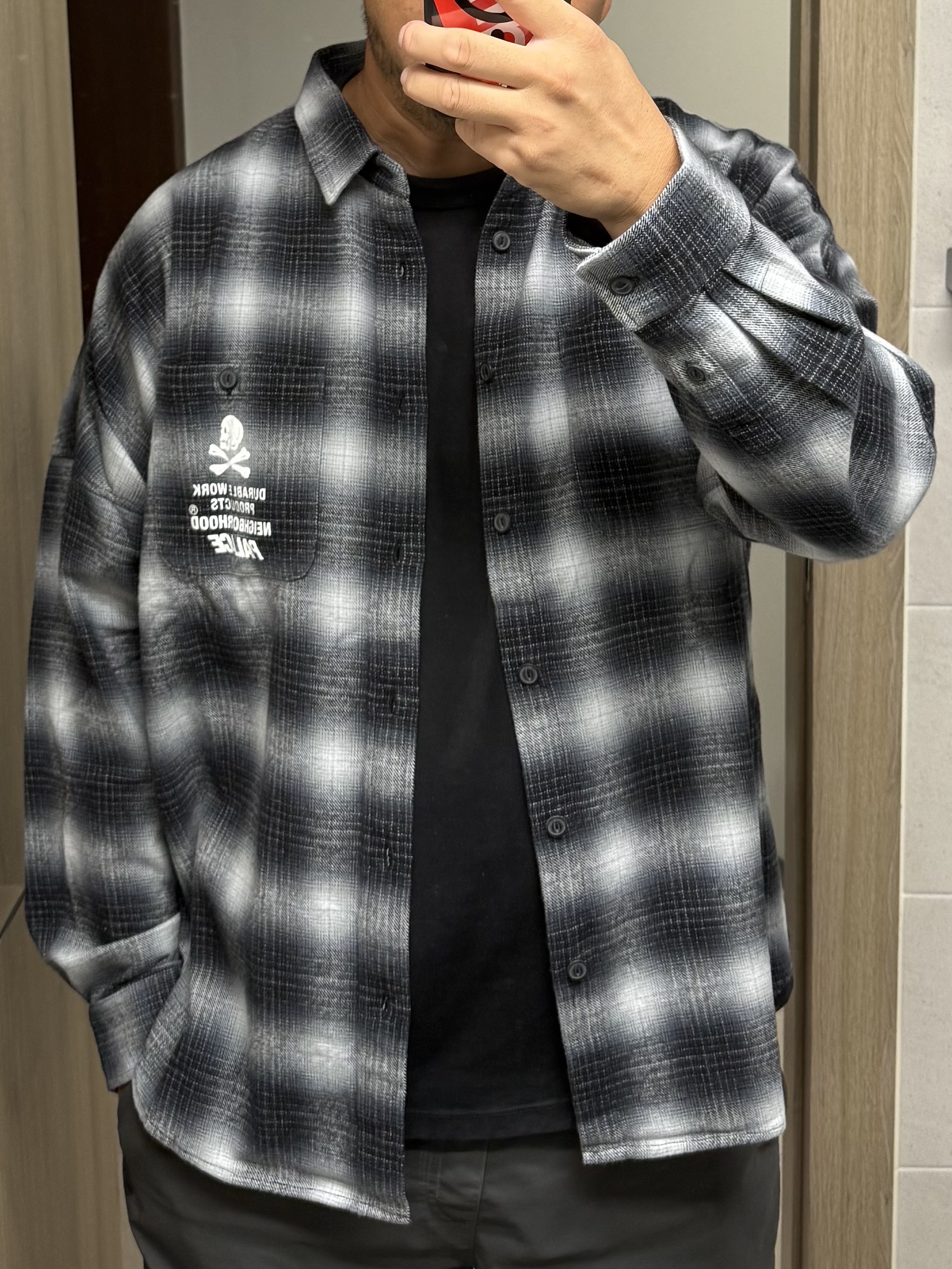 PALACE NEIGHBORHOOD SHIRT GREY OMBRE S Palace | DSML E-SHOP PALACE