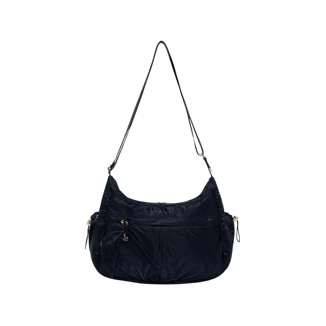 뉴발란스 글로시 리본 호보백 v2 네이비(New Balance Glossy Ribbon Hobo Bag v2 Navy)