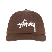 Stussy Mid-Depth Big Stock Snapback Chocolate