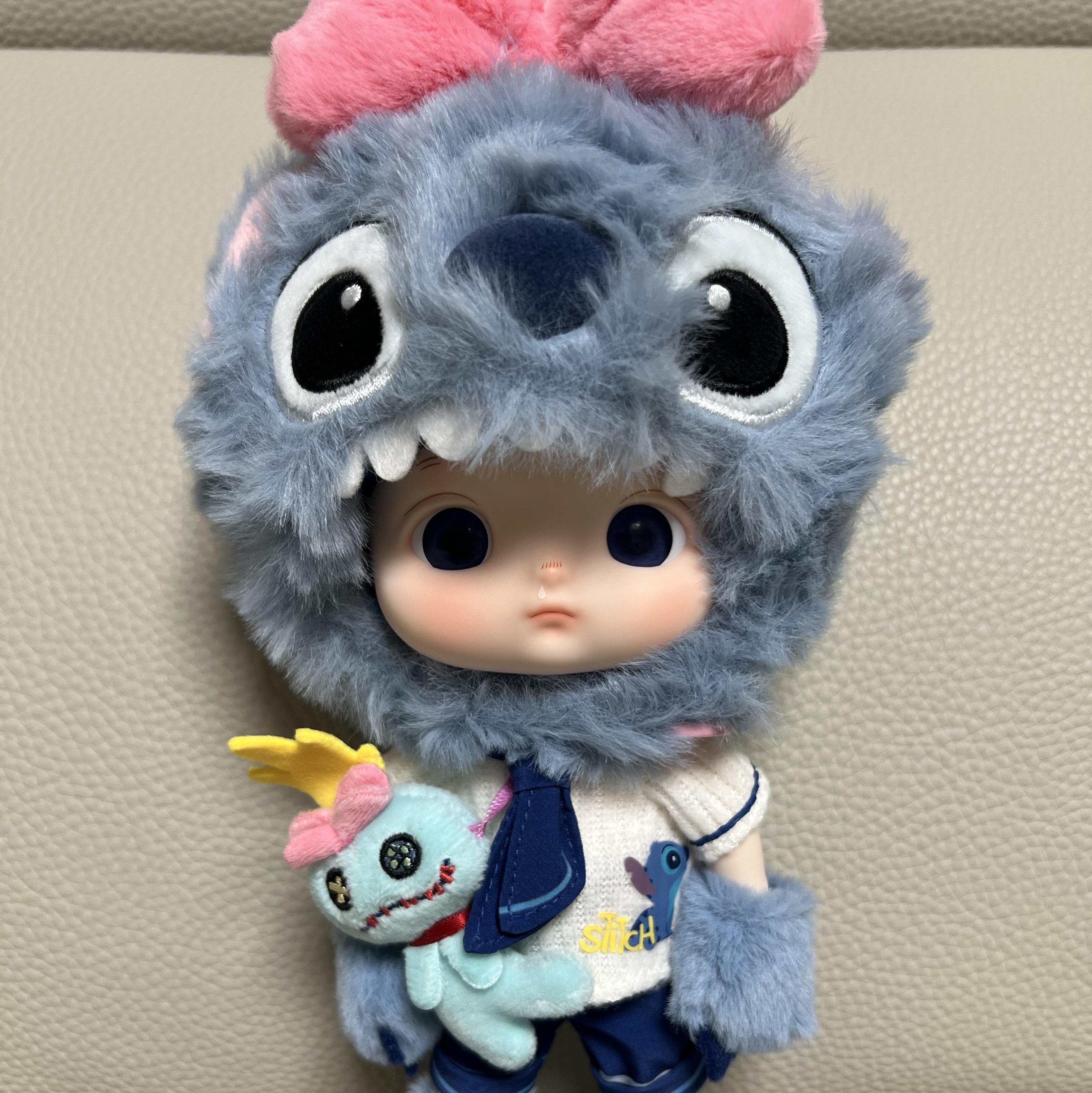 Pop Mart Hacipupu Stitch 1/8 BJD 착용 스타일