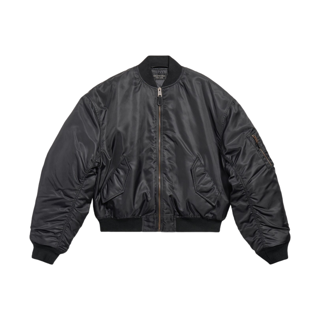 850848TMO131000 Balenciaga Standard Bomber Jacket In Black